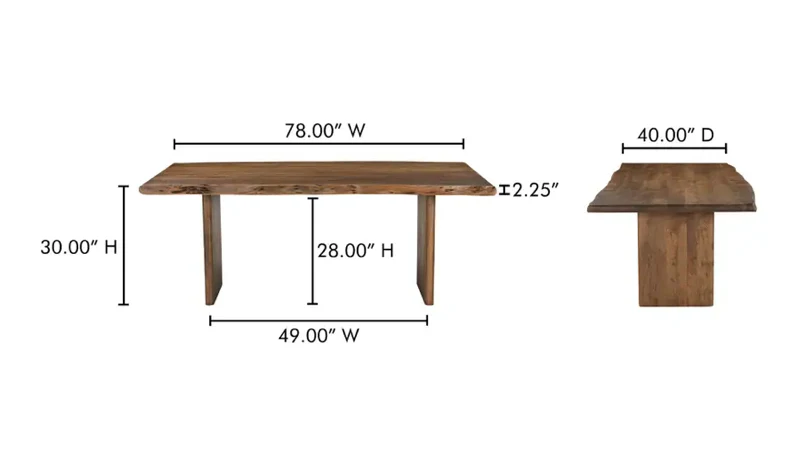 Lila Small Dining Table Brown - Image 12