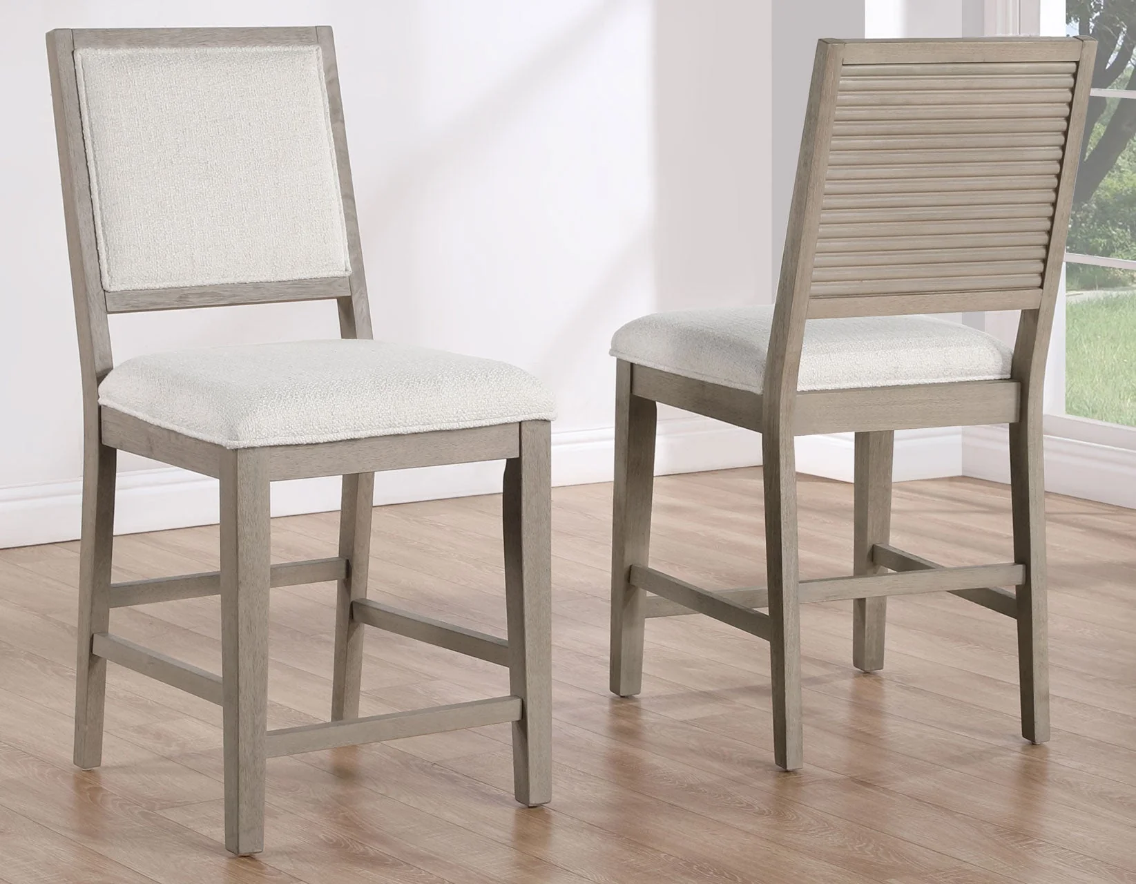 Lily Greige Counter Height Dining Set - Image 13