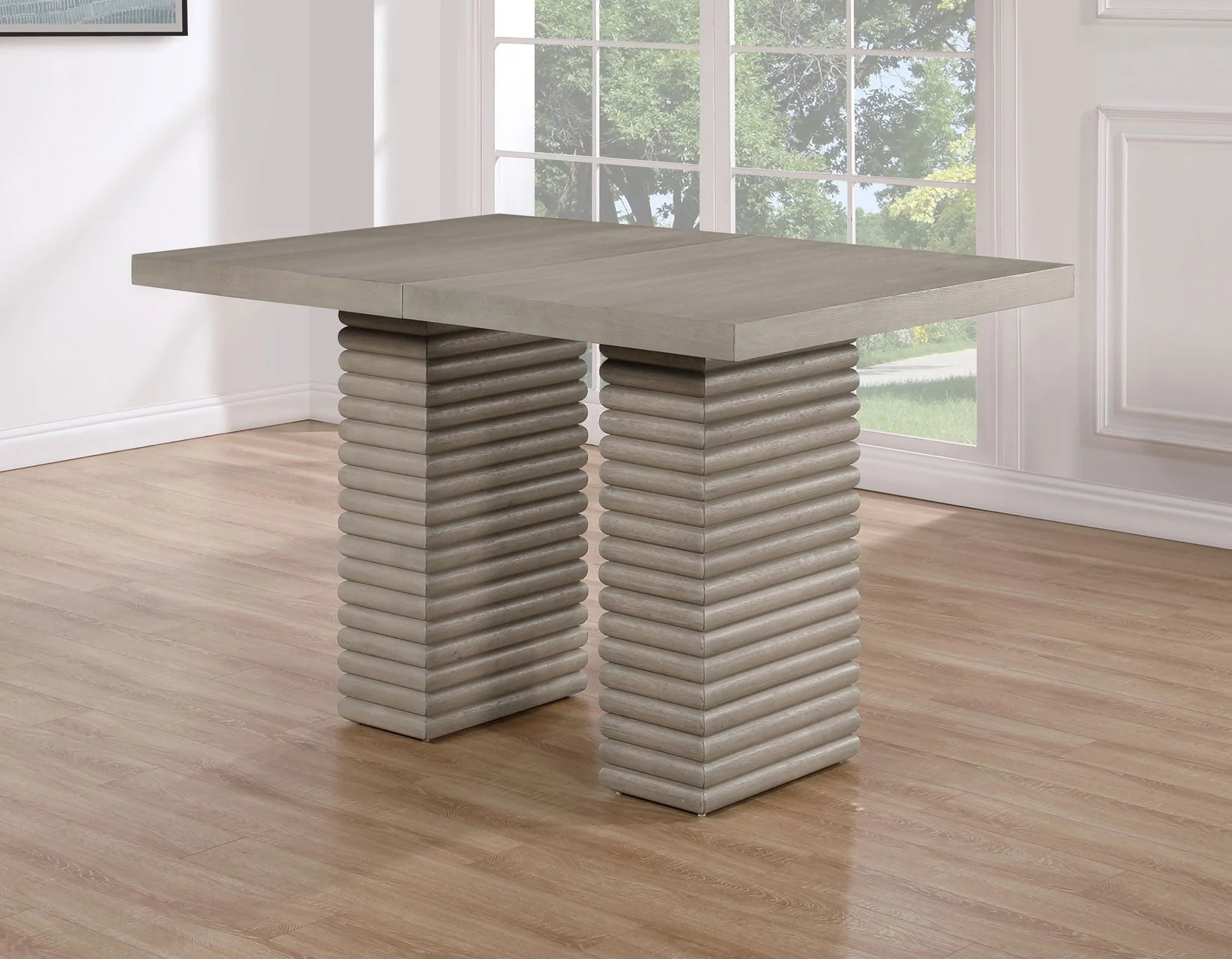 Lily Greige Counter Height Dining Set - Image 3