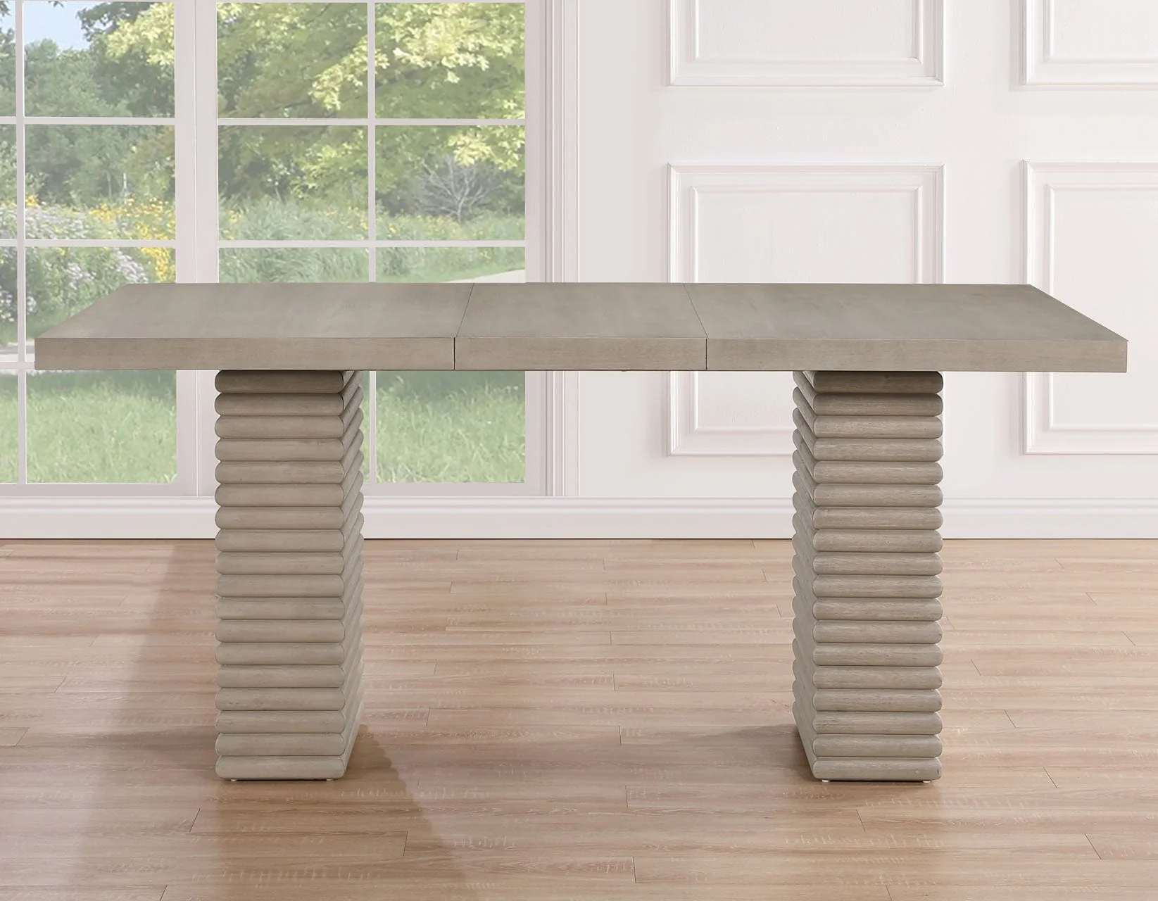 Lily Greige Counter Height Dining Set - Image 4