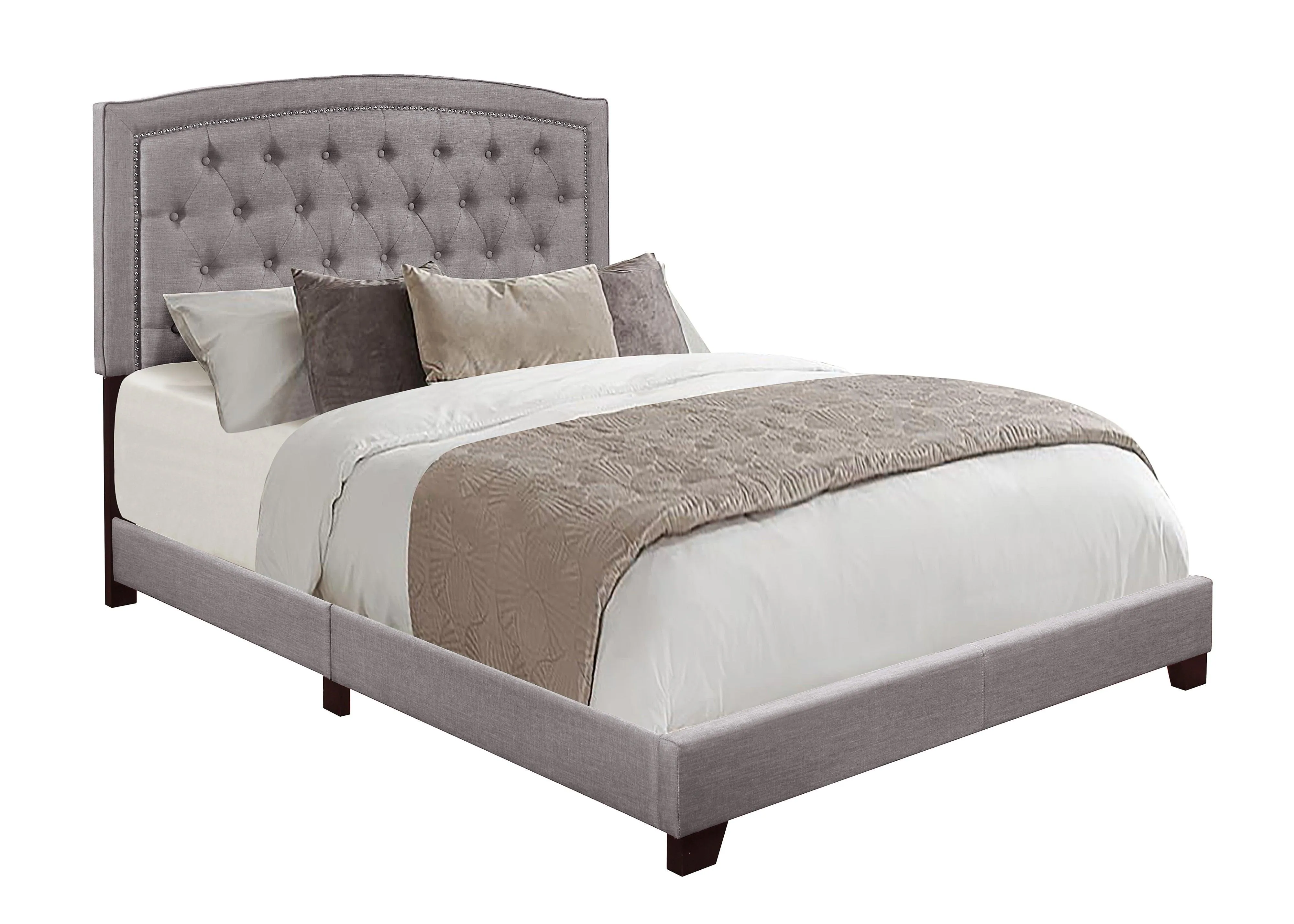 Linda Gray Queen Upholstered Bed - Image 3