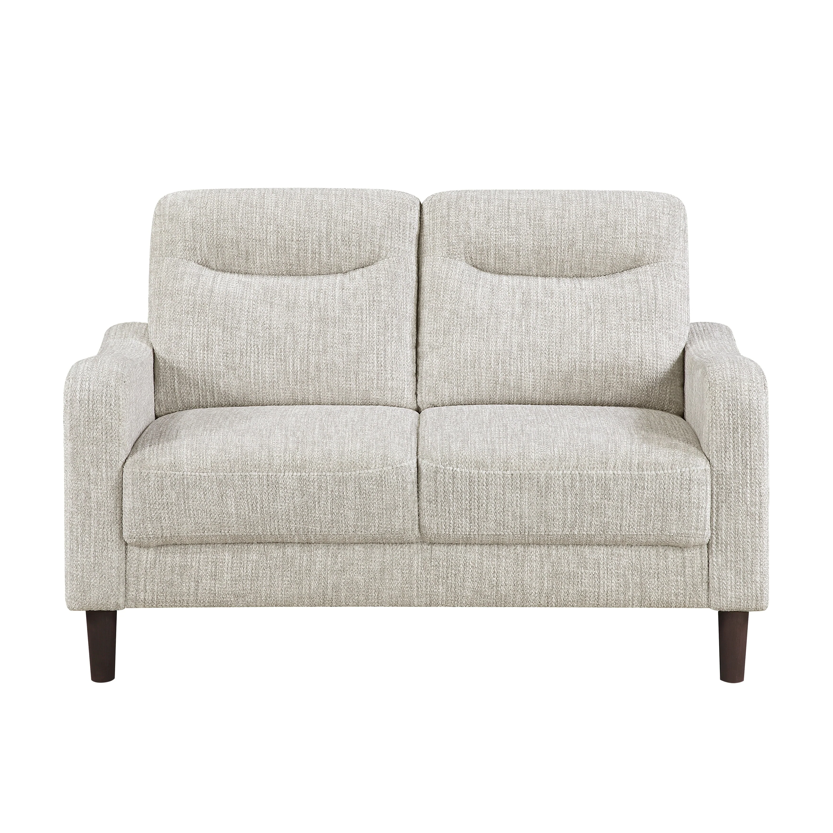 Linden Taupe Sofa & Loveseat - Image 5