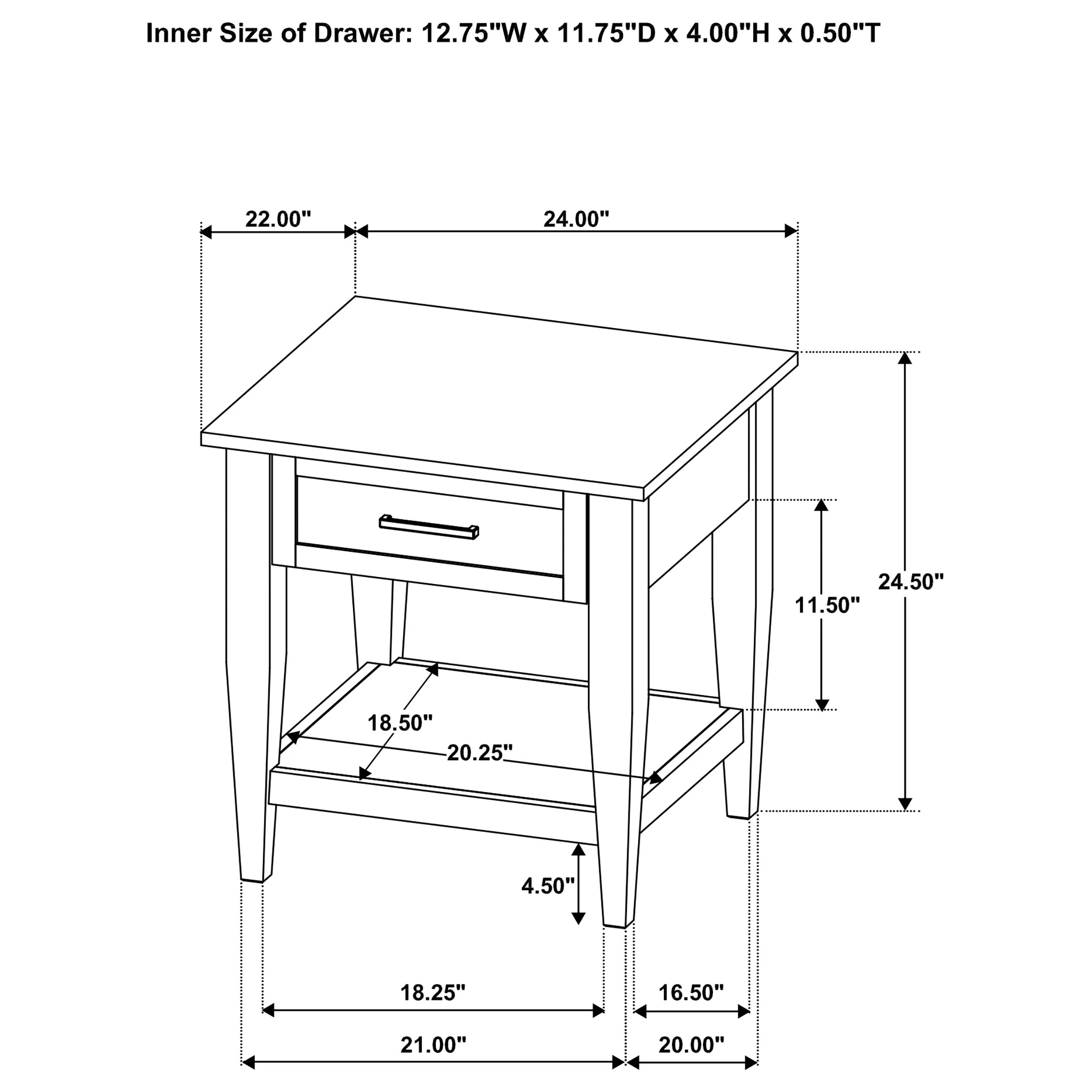 Lindenton Blonde 2-piece Wood Lift-Top Coffee and End Table Set - Image 12