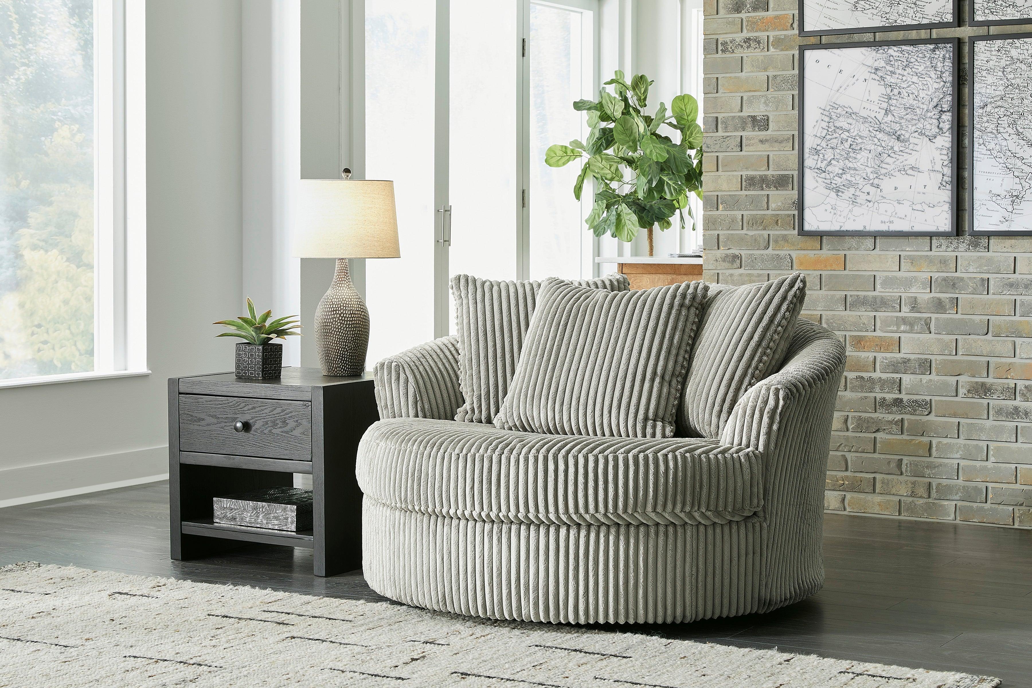 Lindyn Fog 3-Piece Modular Sectional with Right Arm Facing (RAF) Chaise - Image 4