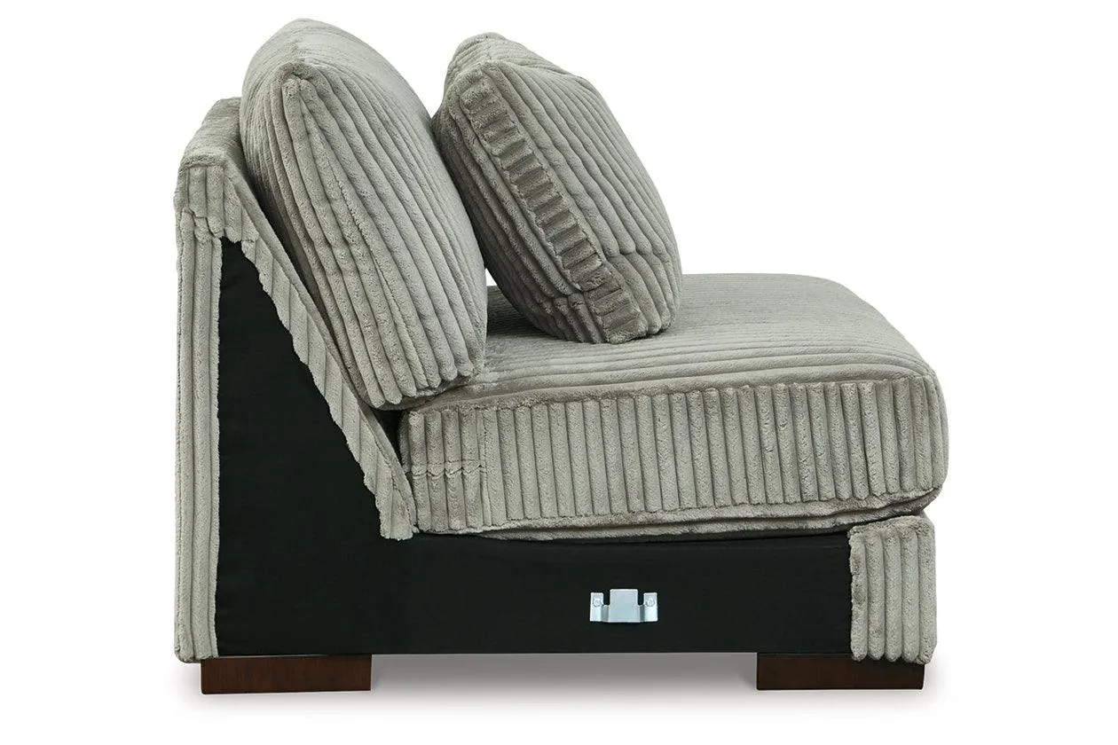 Lindyn Fog Armless Chair - Image 4