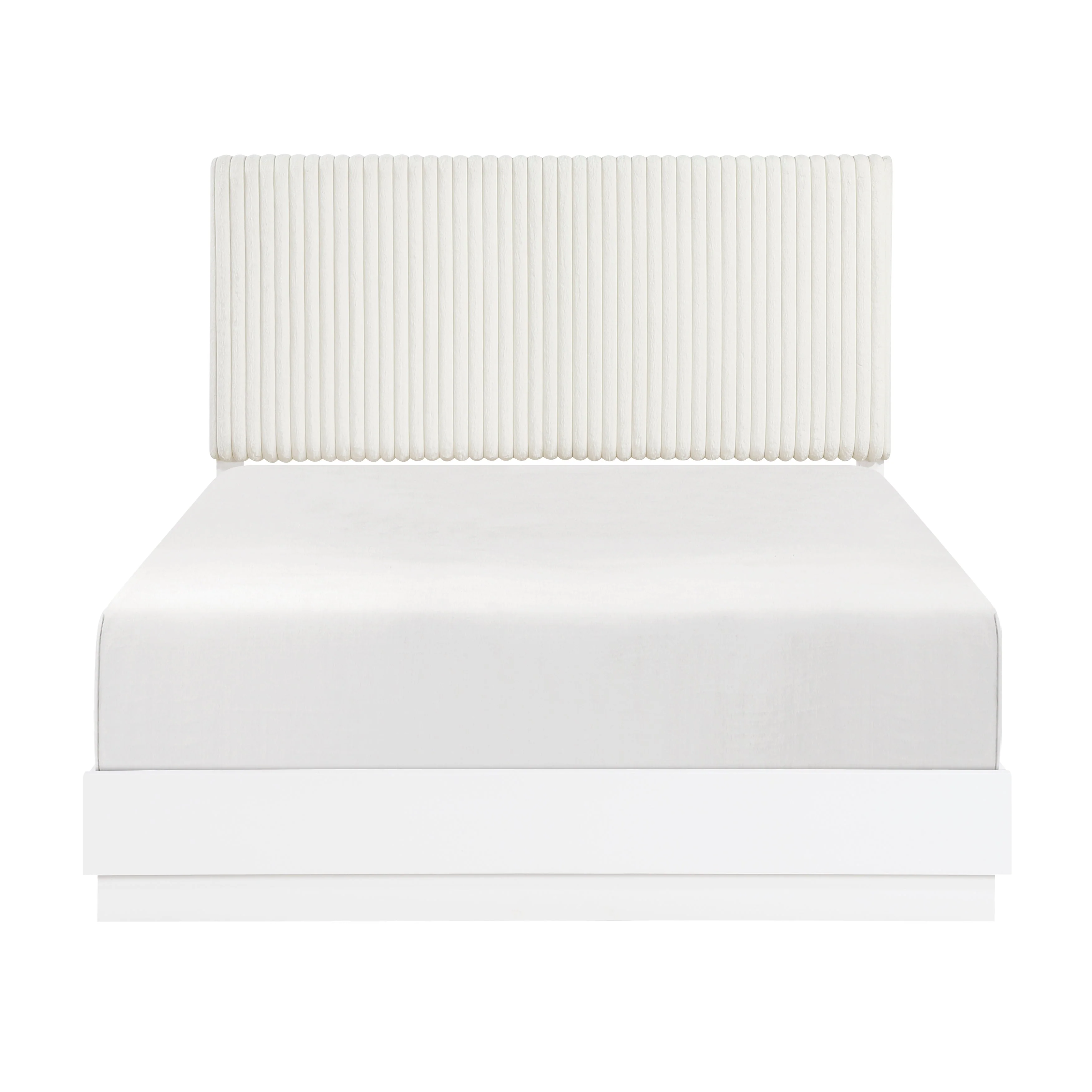 Linea Pearl White California King Bed