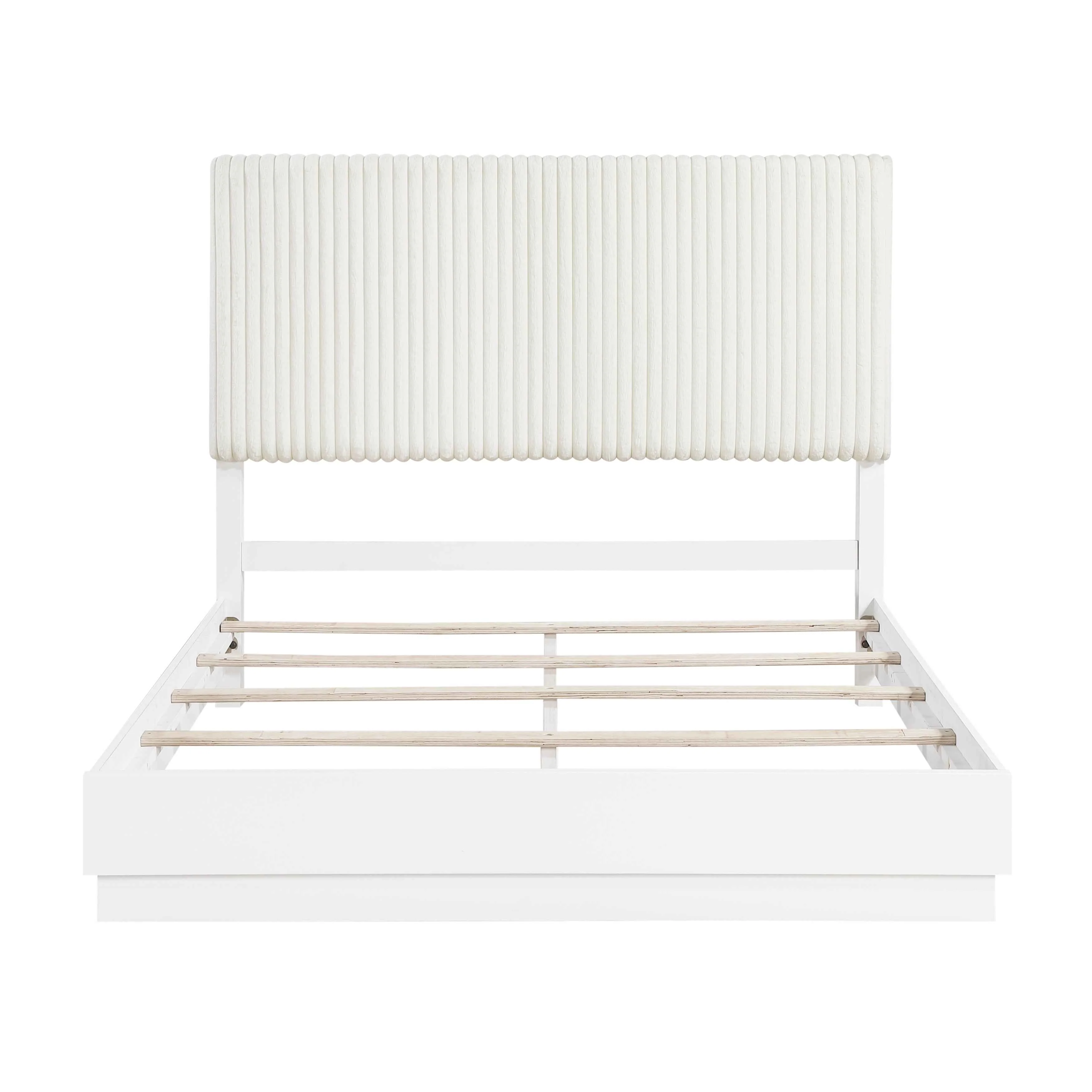 Linea Pearl White Eastern King Bed - Image 2