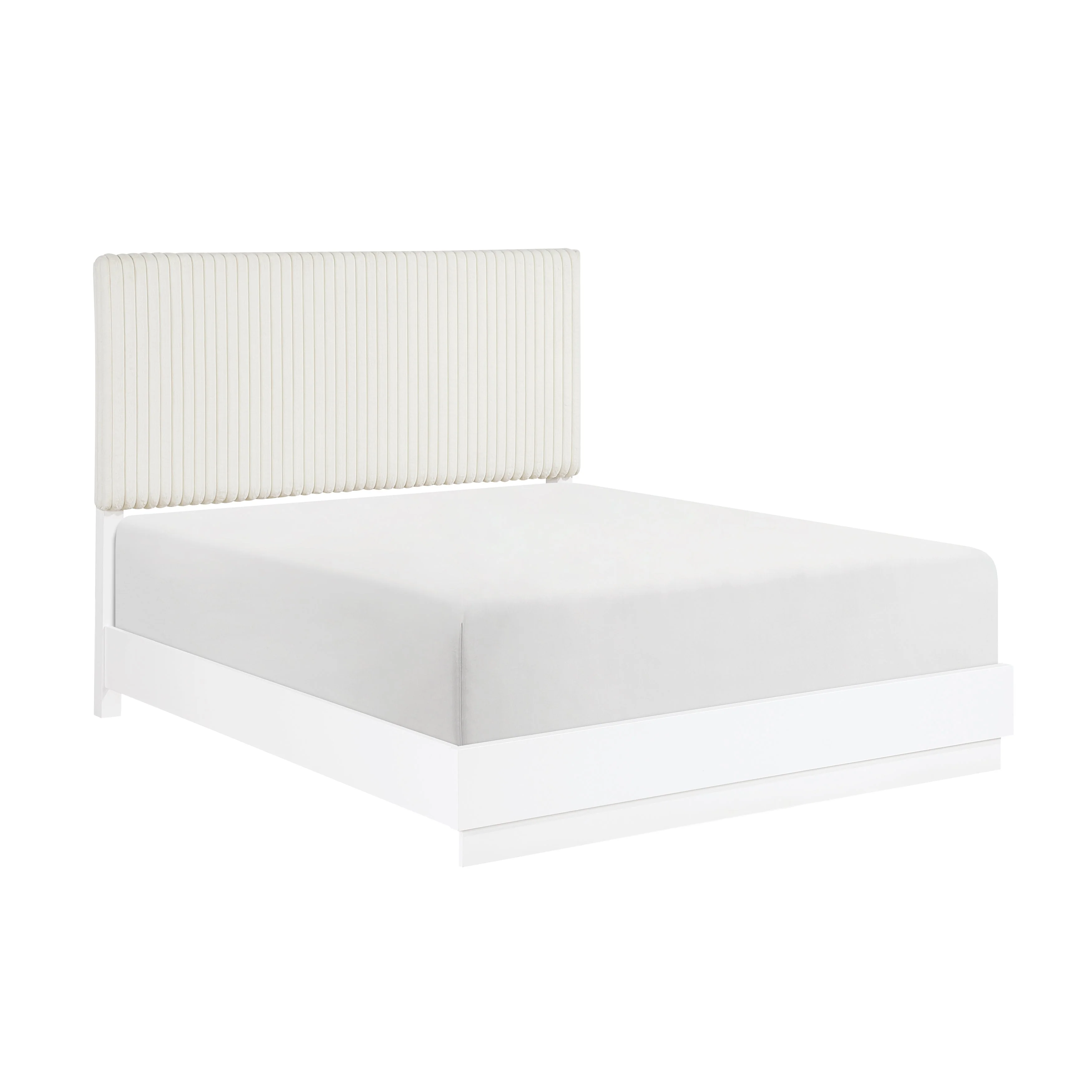 Linea Pearl White Panel Bedroom Set - Image 5