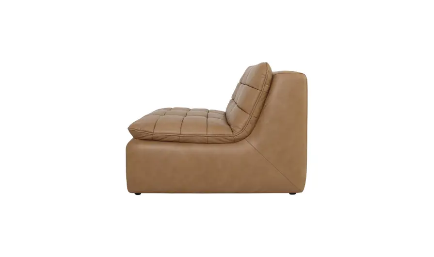 Lino Slipper Chair Tan Leather - Image 4