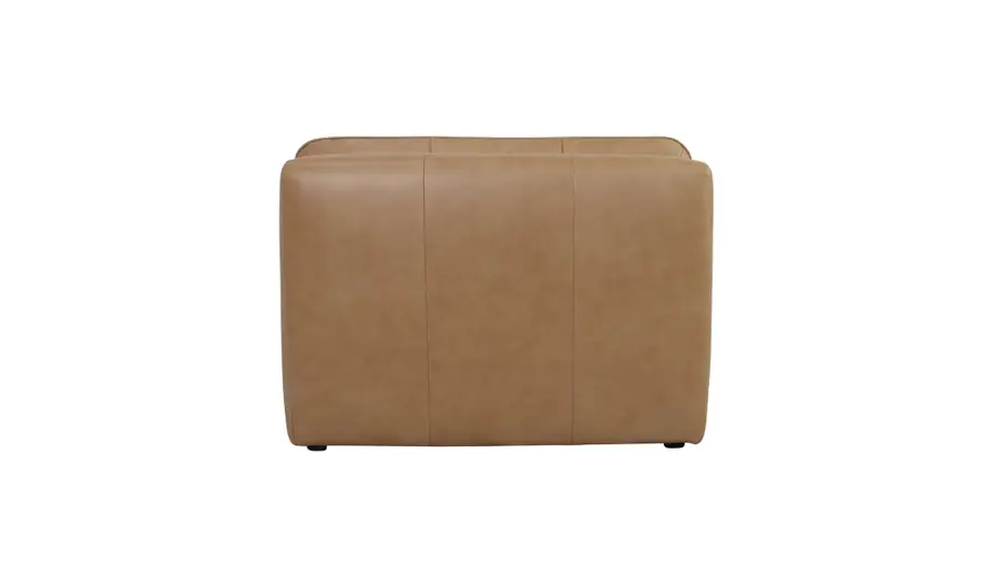 Lino Slipper Chair Tan Leather - Image 5