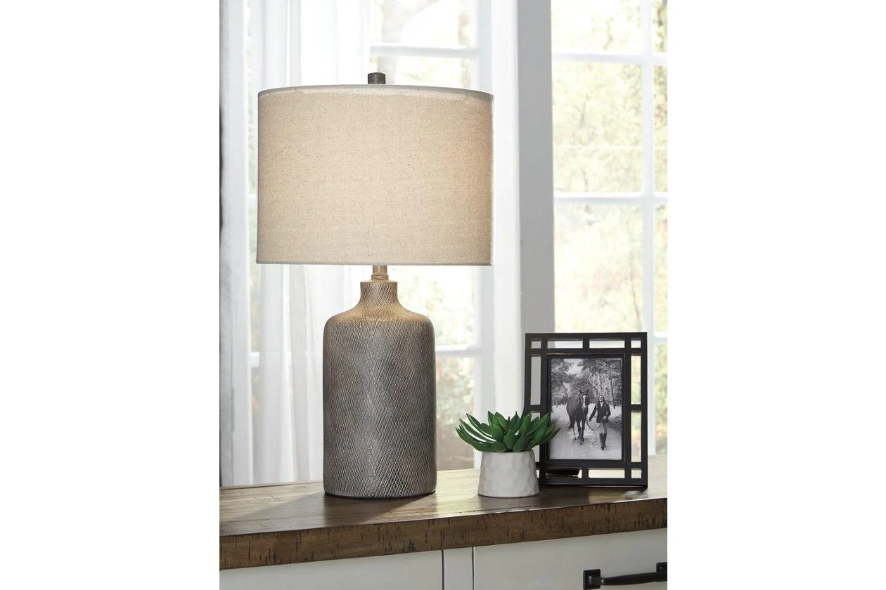 Linus Antique Black Table Lamp - Image 3