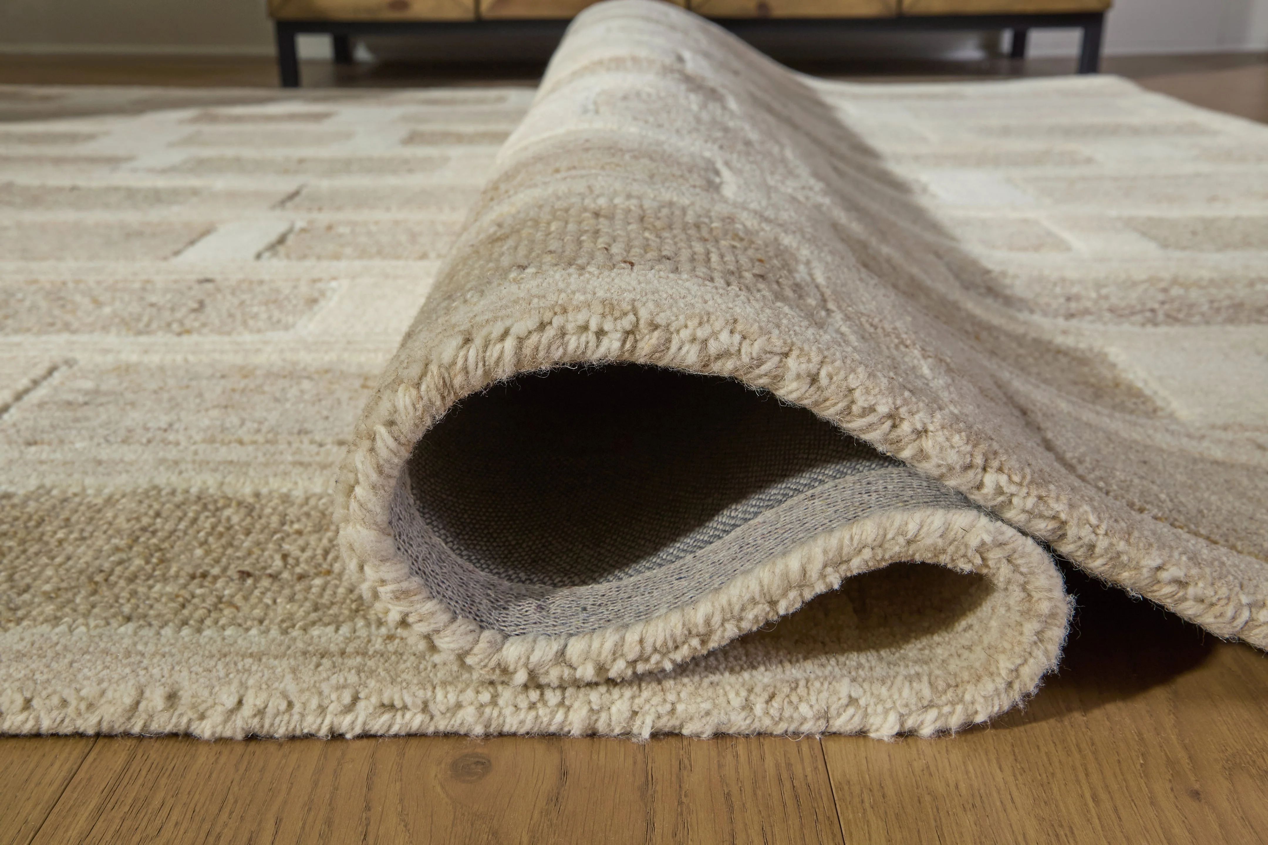 Lisgrove Tan/Brown/White Large Rug - Image 4