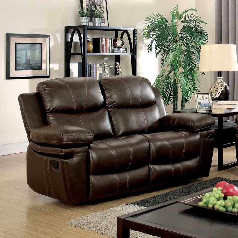Listowel Brown Loveseat