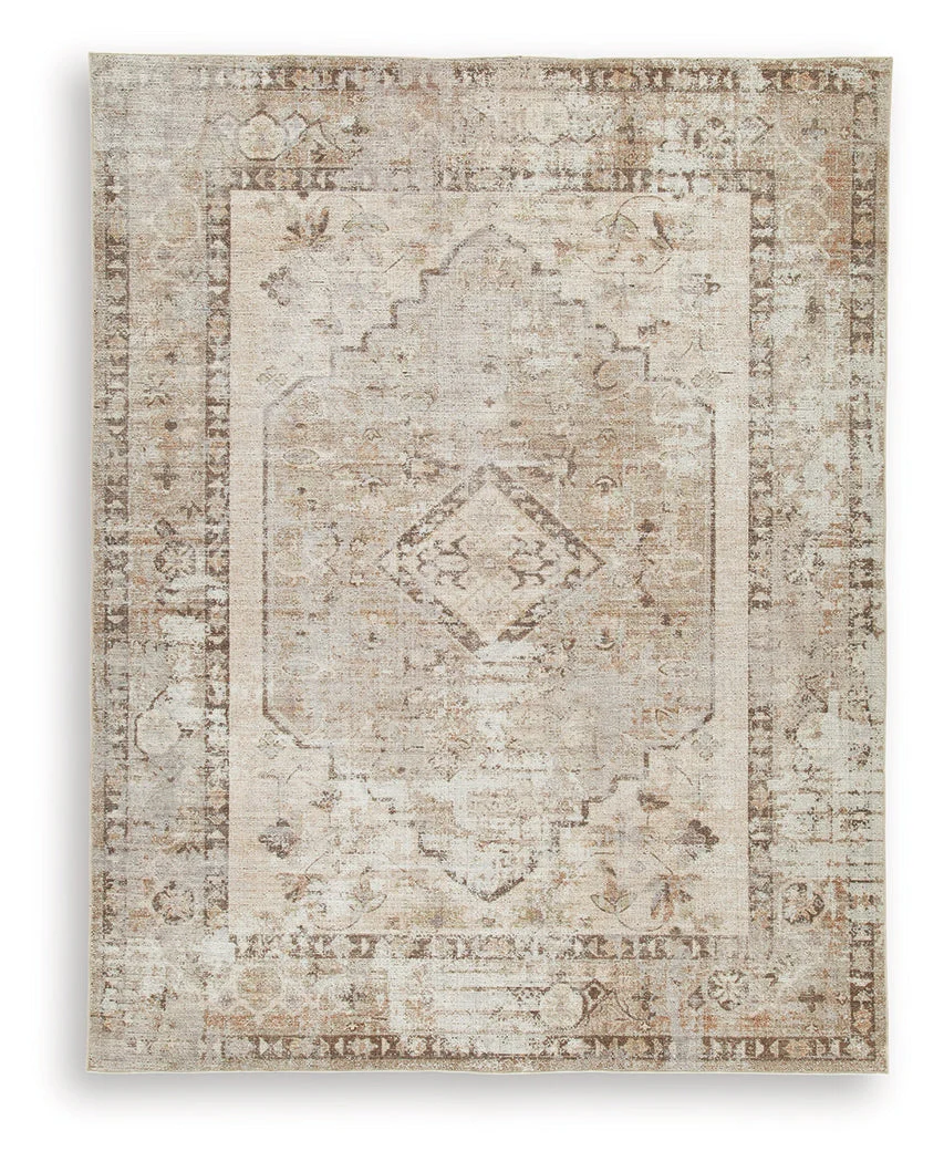 Livdon Brown/Beige/Gray Washable Large Rug - Image 2