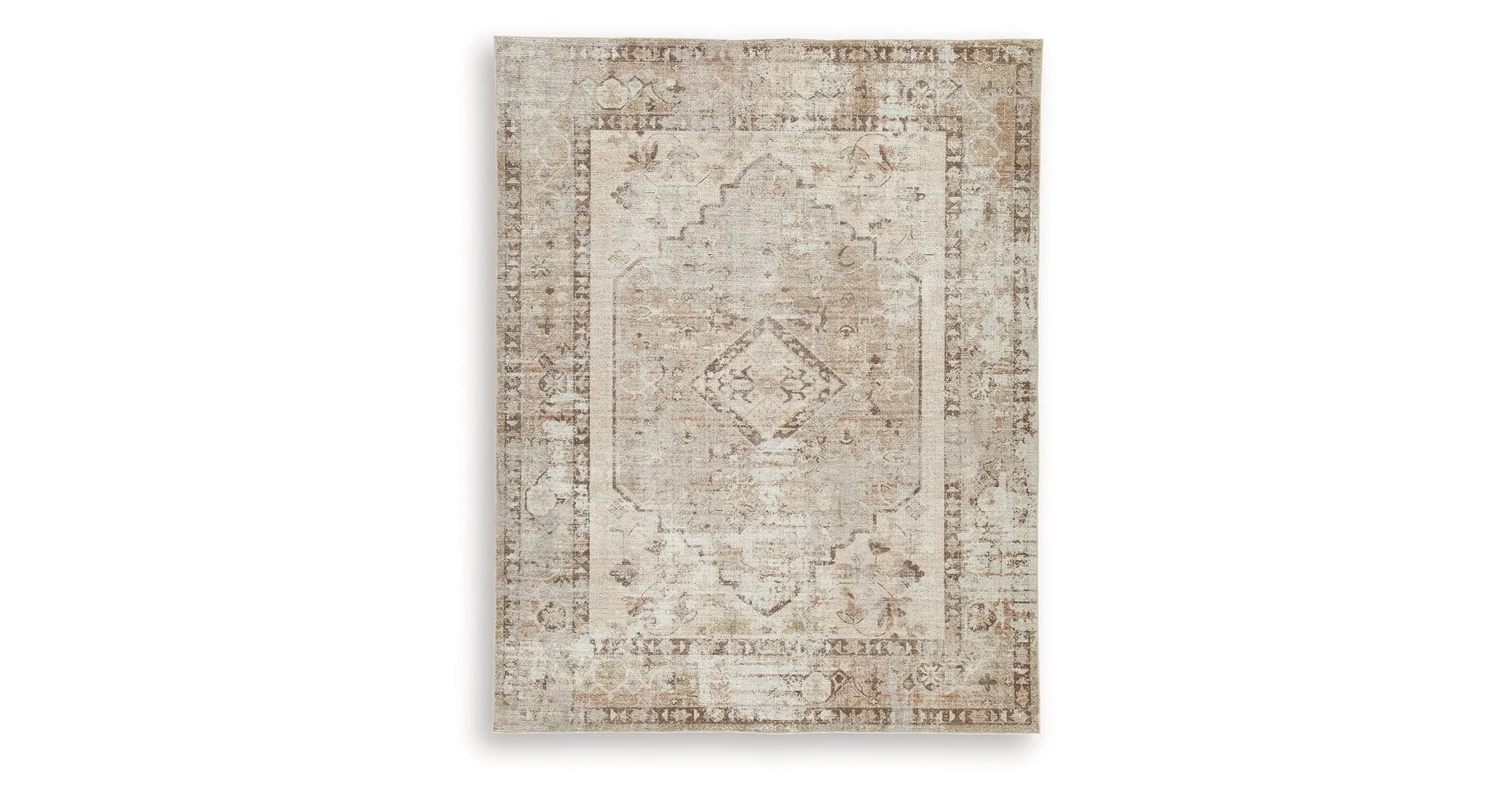 Livdon Brown/Beige/Gray Washable Large Rug - Image 6