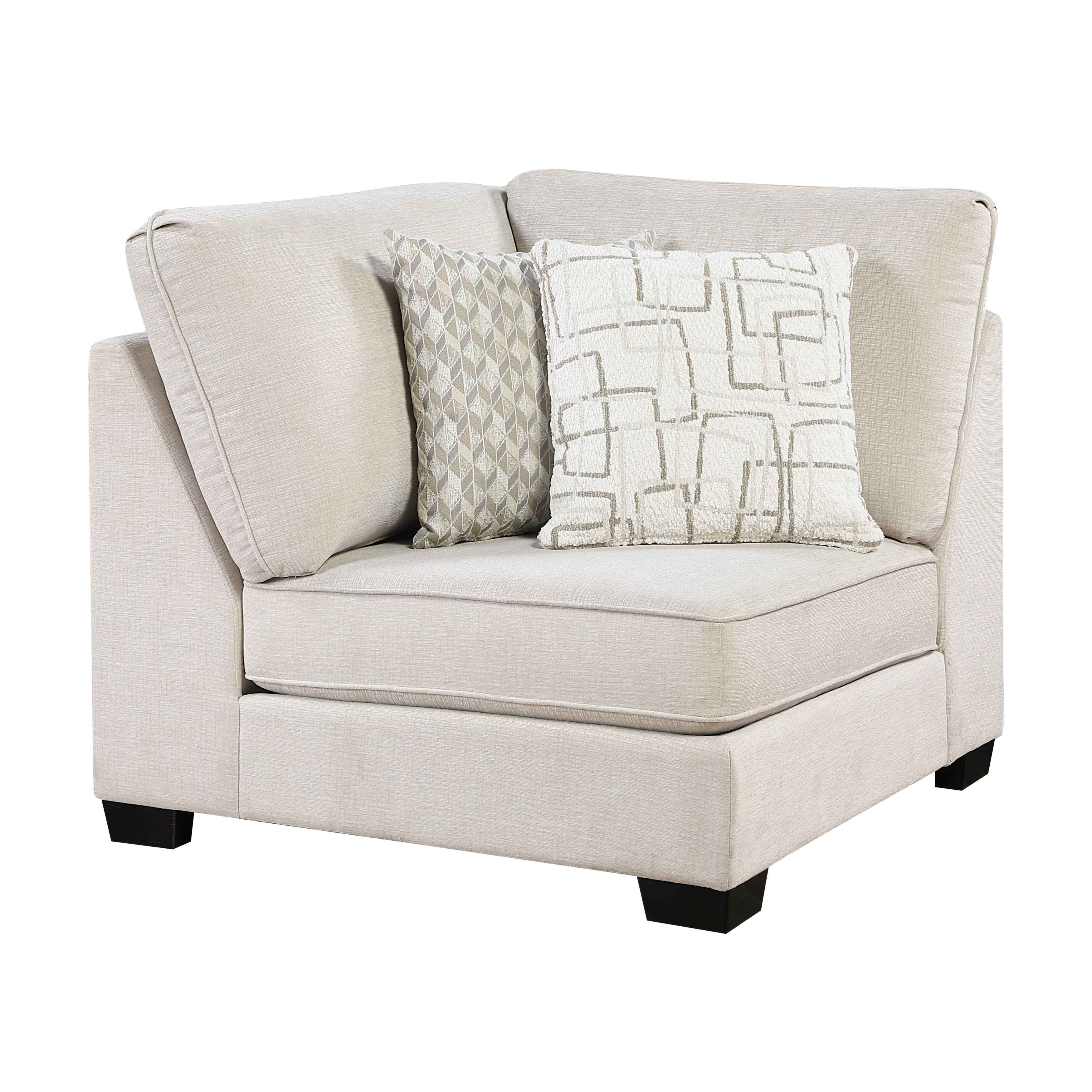 Livia Beige 3-Piece Sectional - Image 7