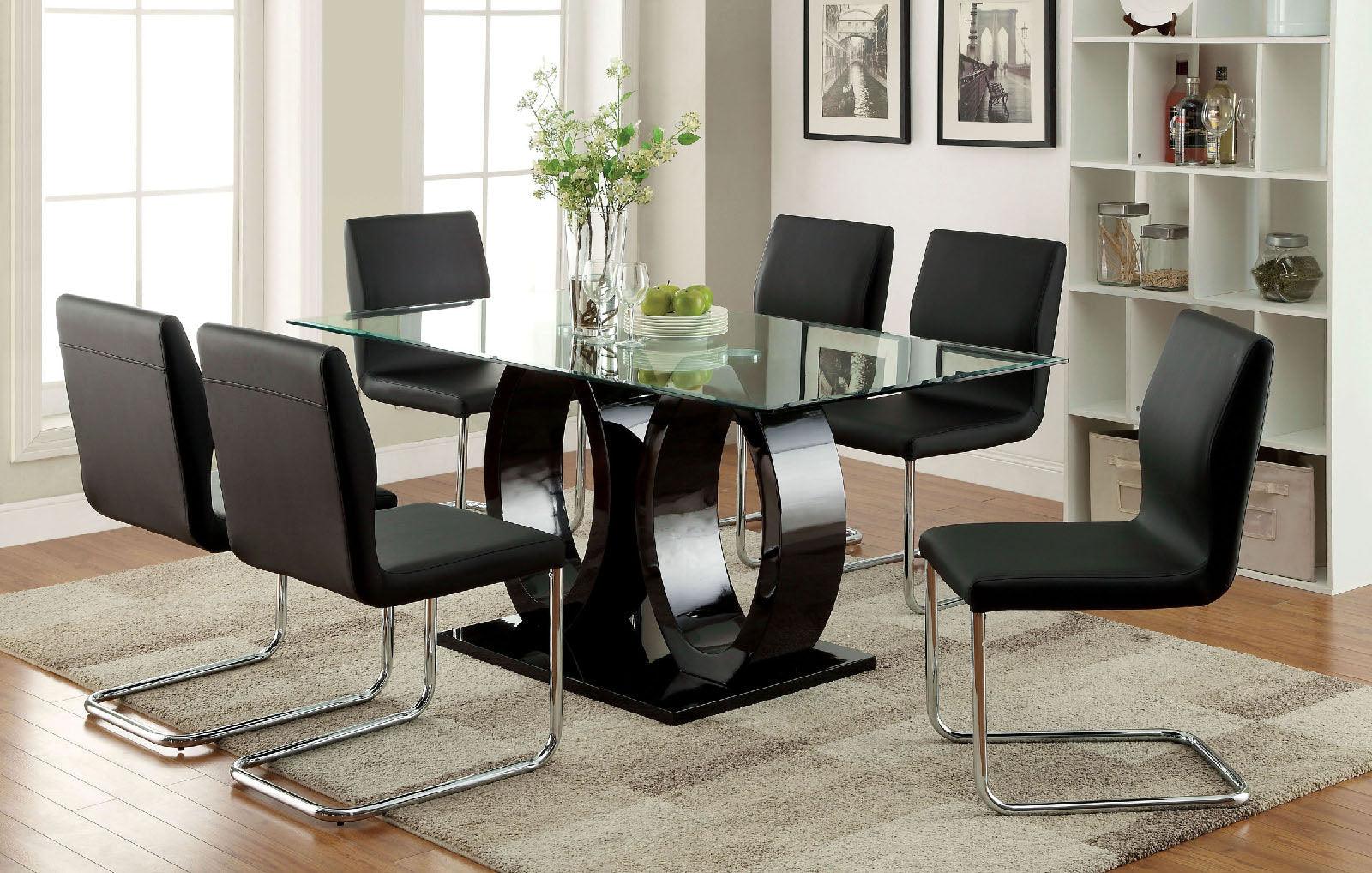 Lodia Black Dining Table Only