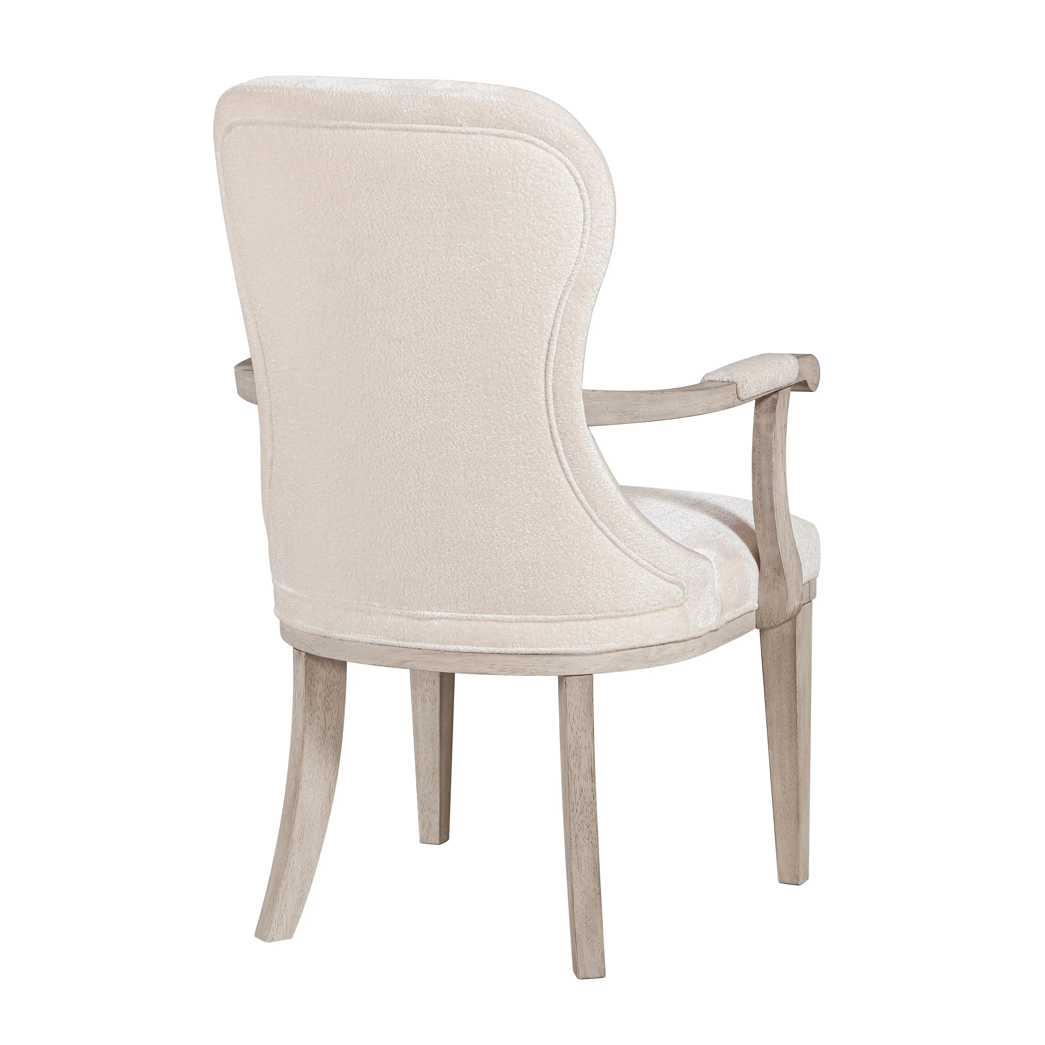 Lofton Light Gray/Ivory Arm Chair, Set of 2 - Image 4
