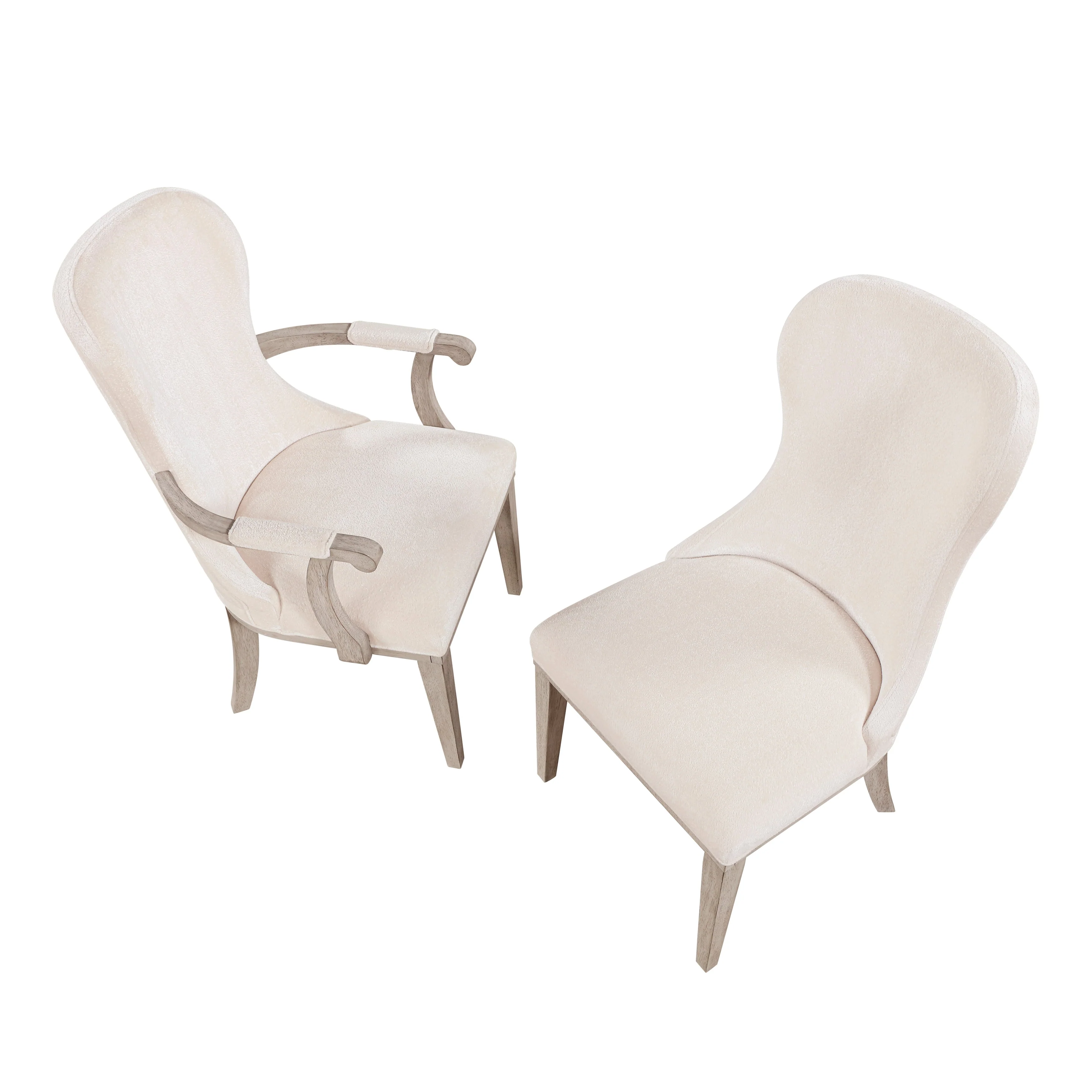 Lofton Light Gray/Ivory Side Chair, Set of 2 - Image 6