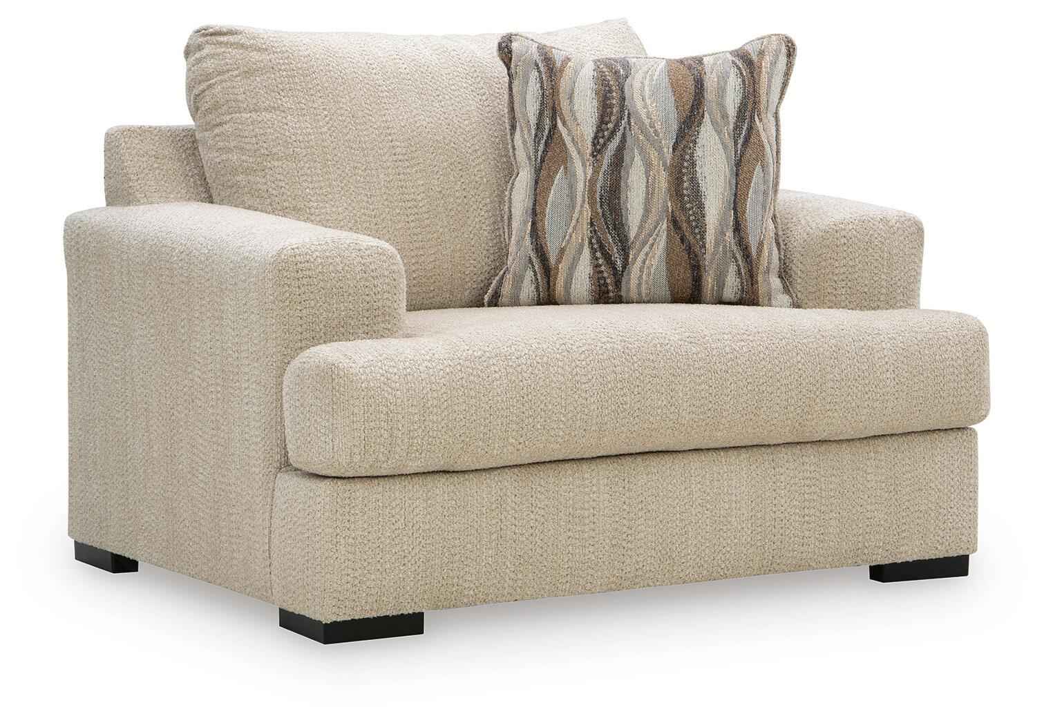 Lofwood Oatmeal Chair and a Half - Image 2