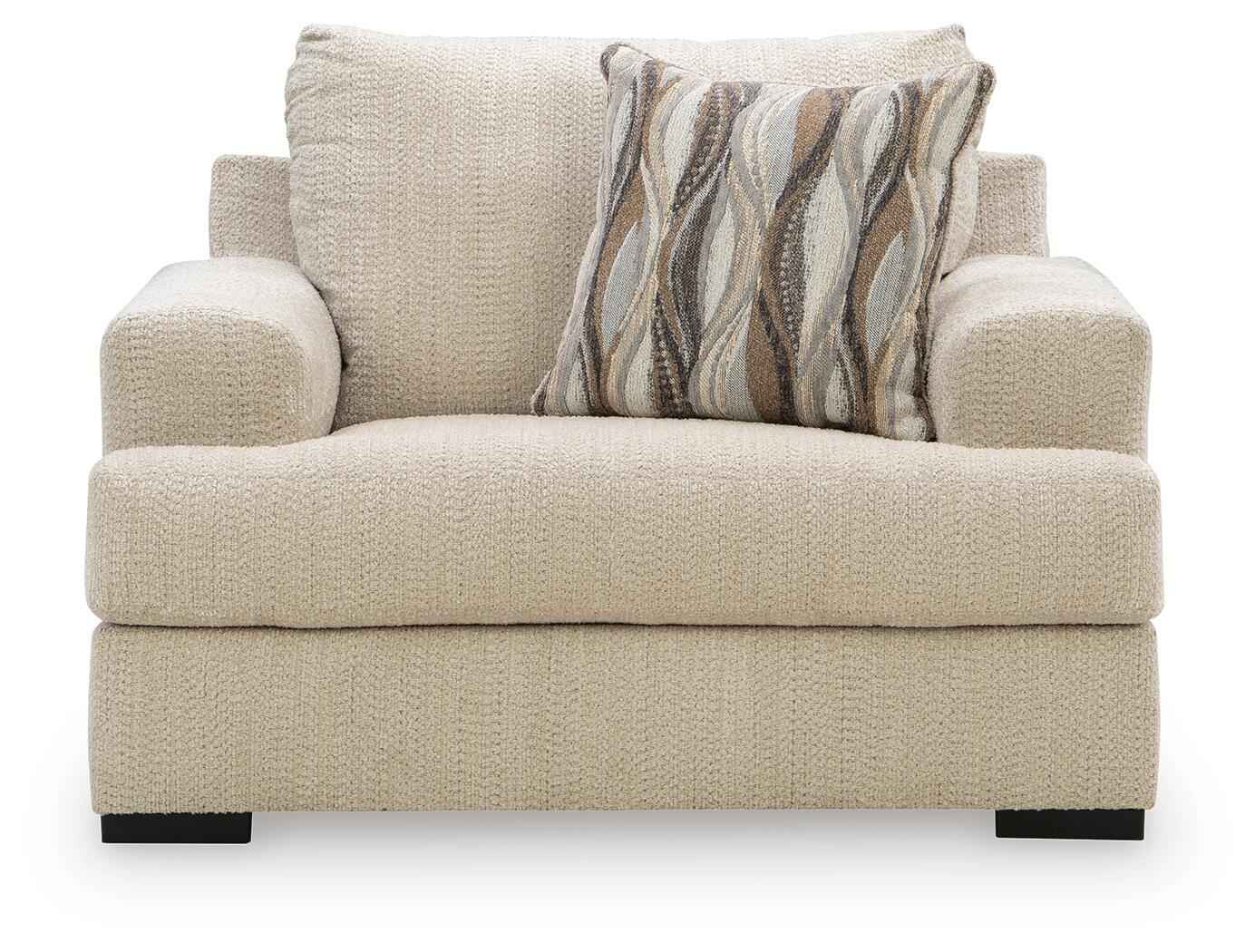 Lofwood Oatmeal Chair and a Half - Image 3