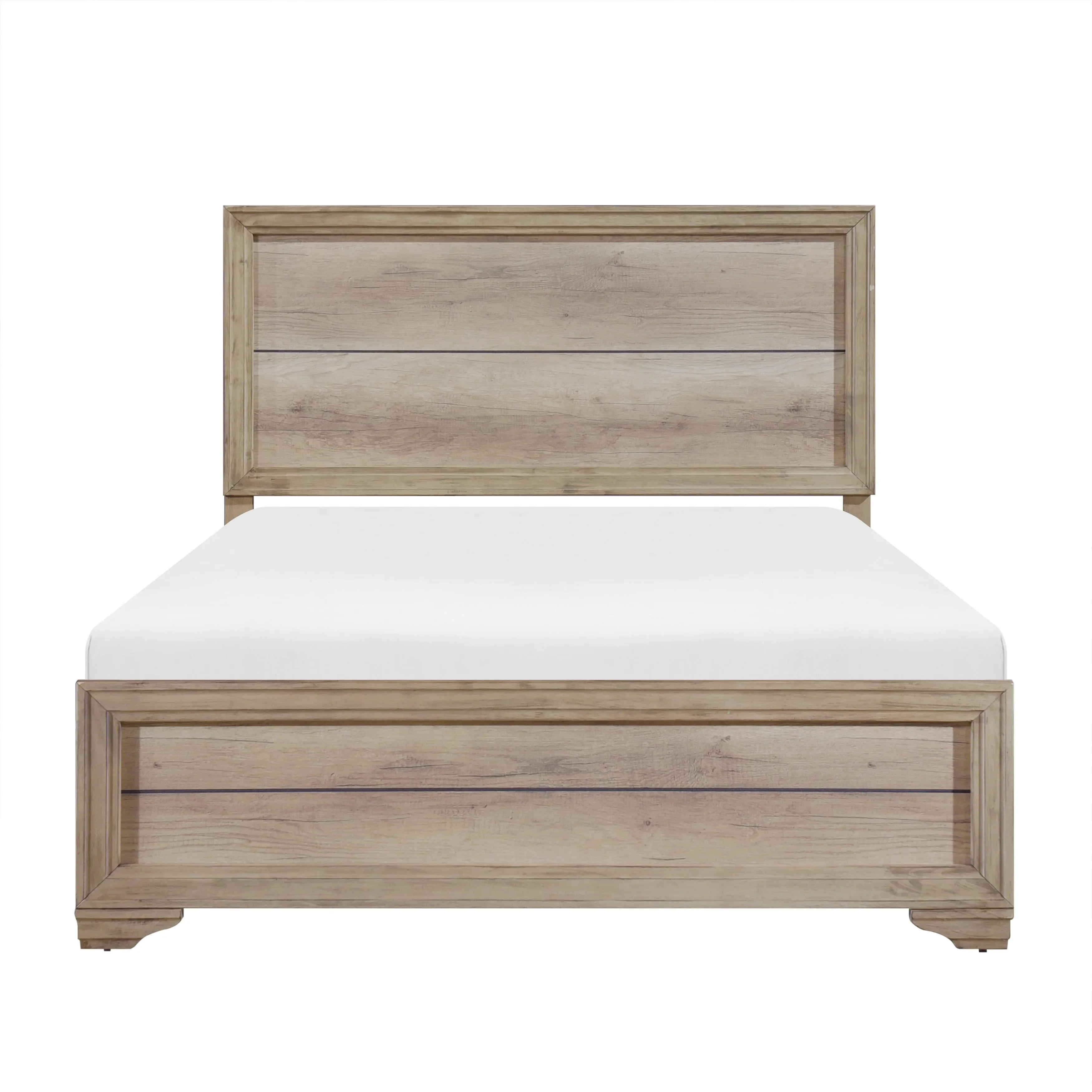 Lonan Natural Twin Panel Bed - Image 3