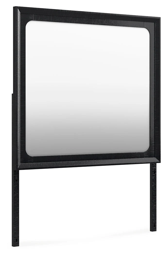 Londer Black Bedroom Mirror - Image 2