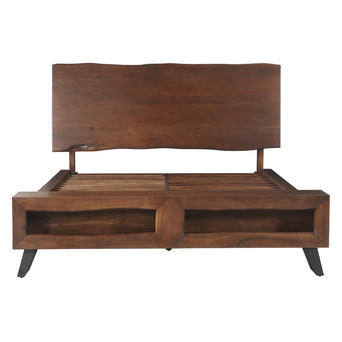 London Loft King Bed in Walnut - Image 3