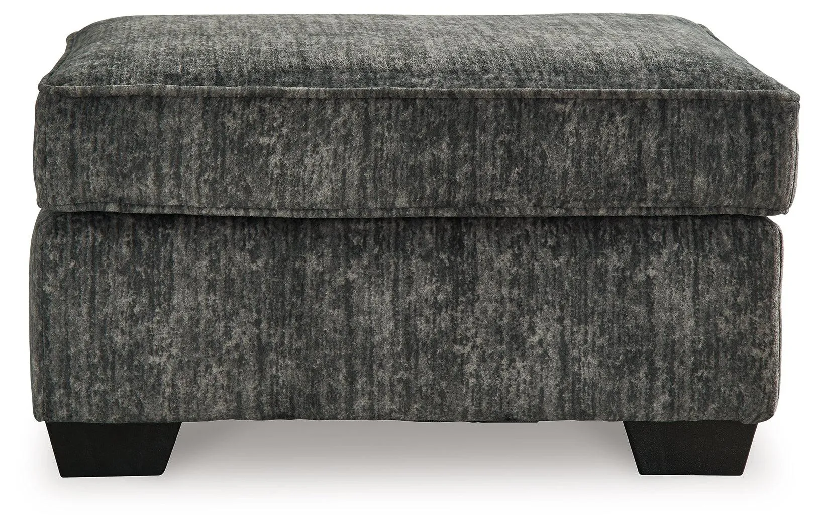 Lonoke Gunmetal Ottoman - Image 2