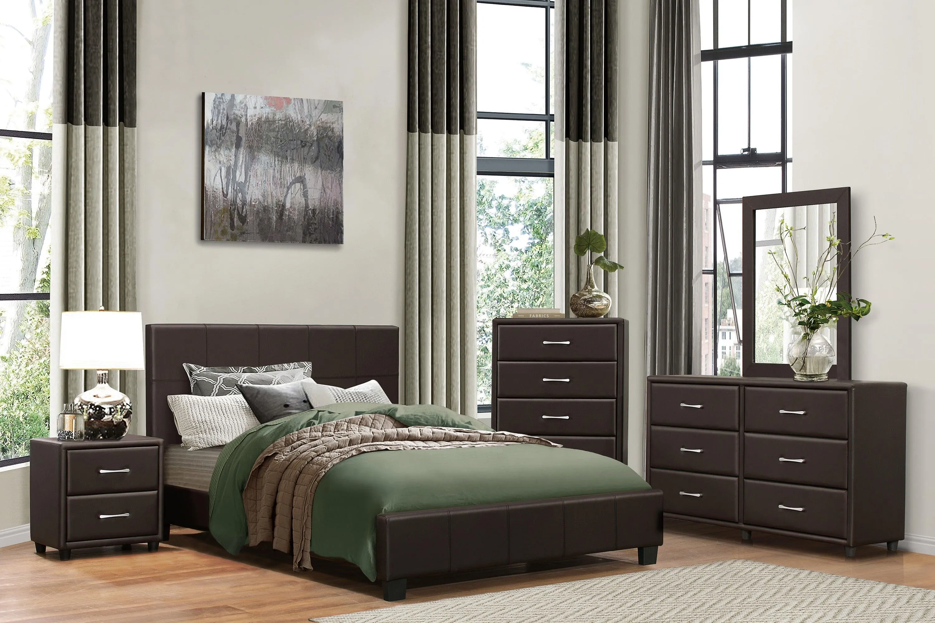 Lorenzi Dark Brown Dresser - Image 2