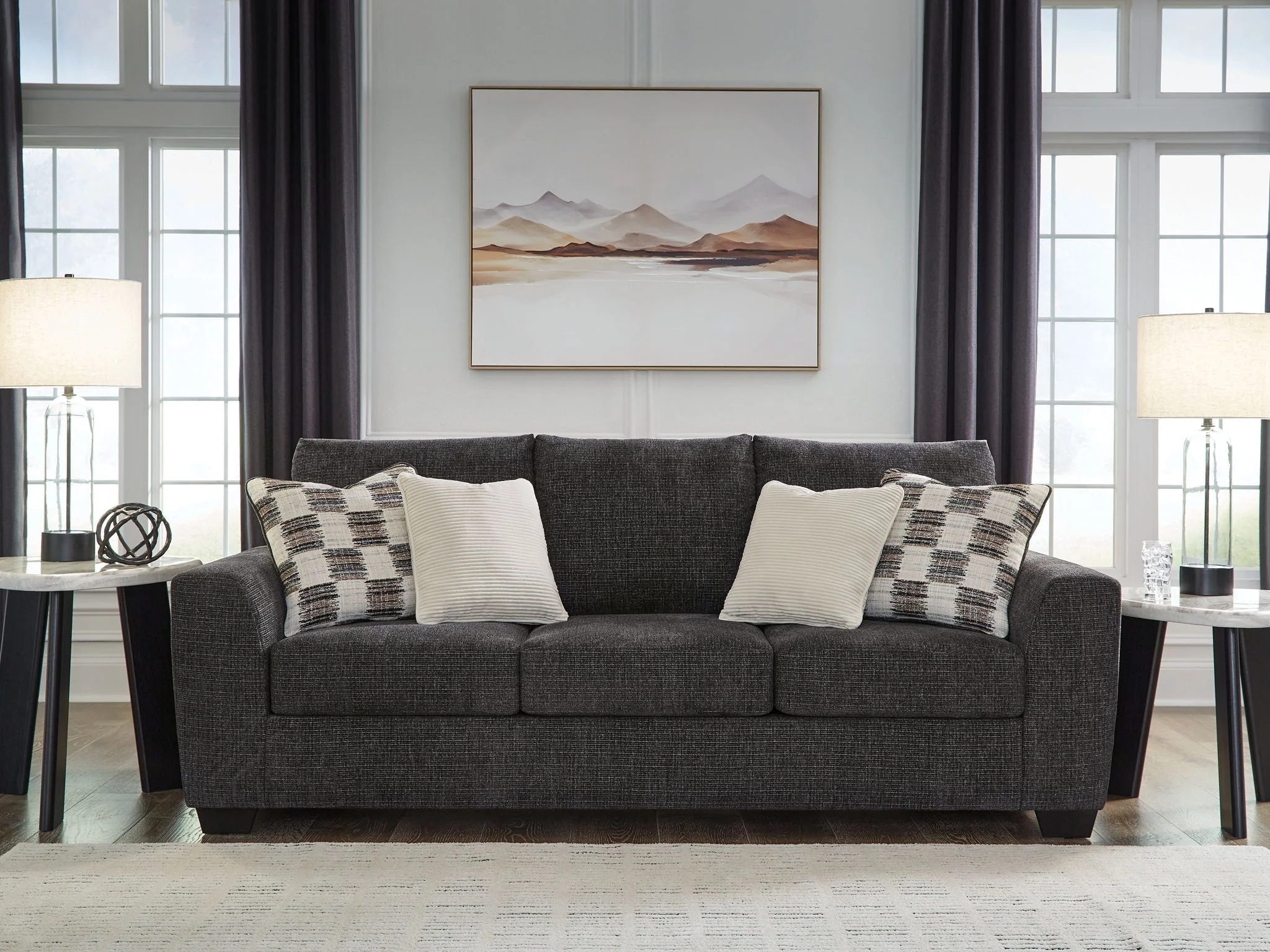 Loreo Ebony Sofa - Image 2