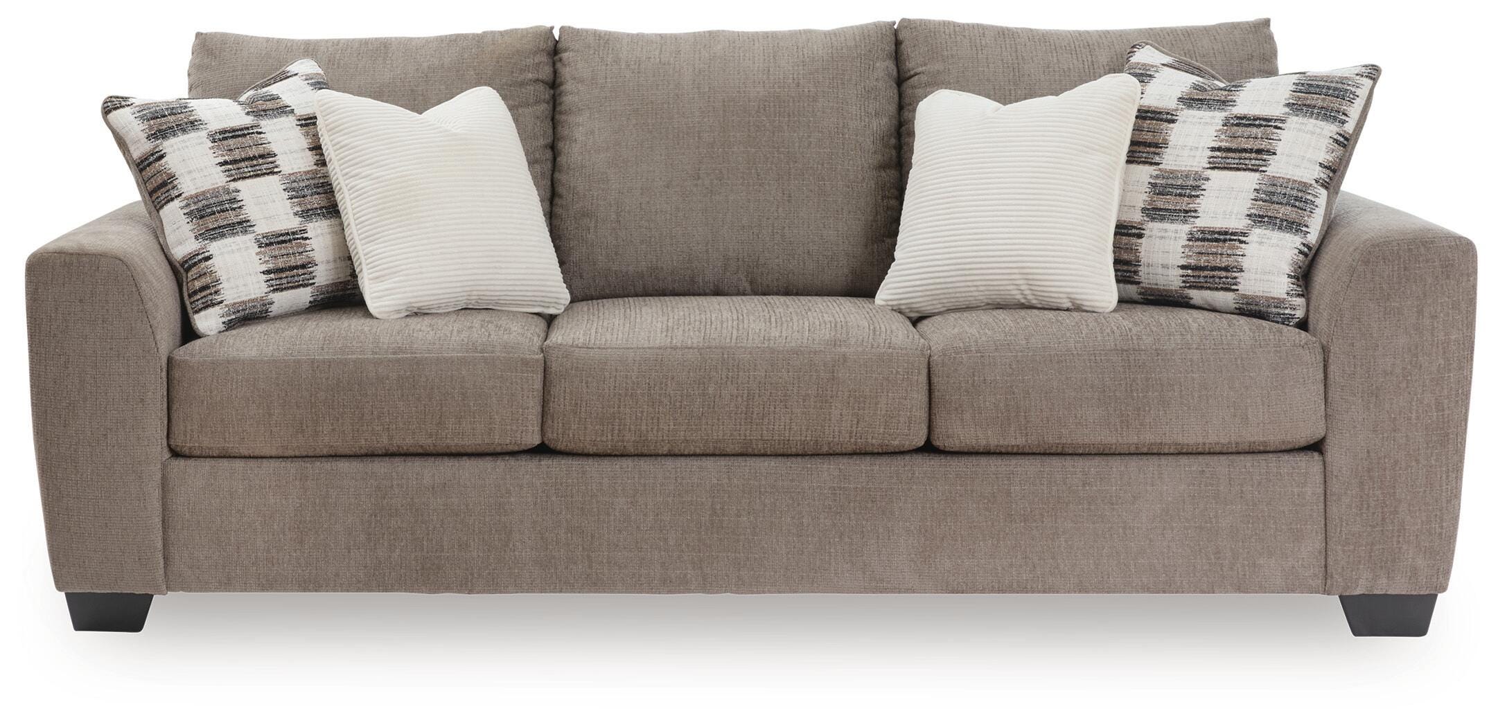 Loreo Truffle Sofa and Loveseat - Image 3