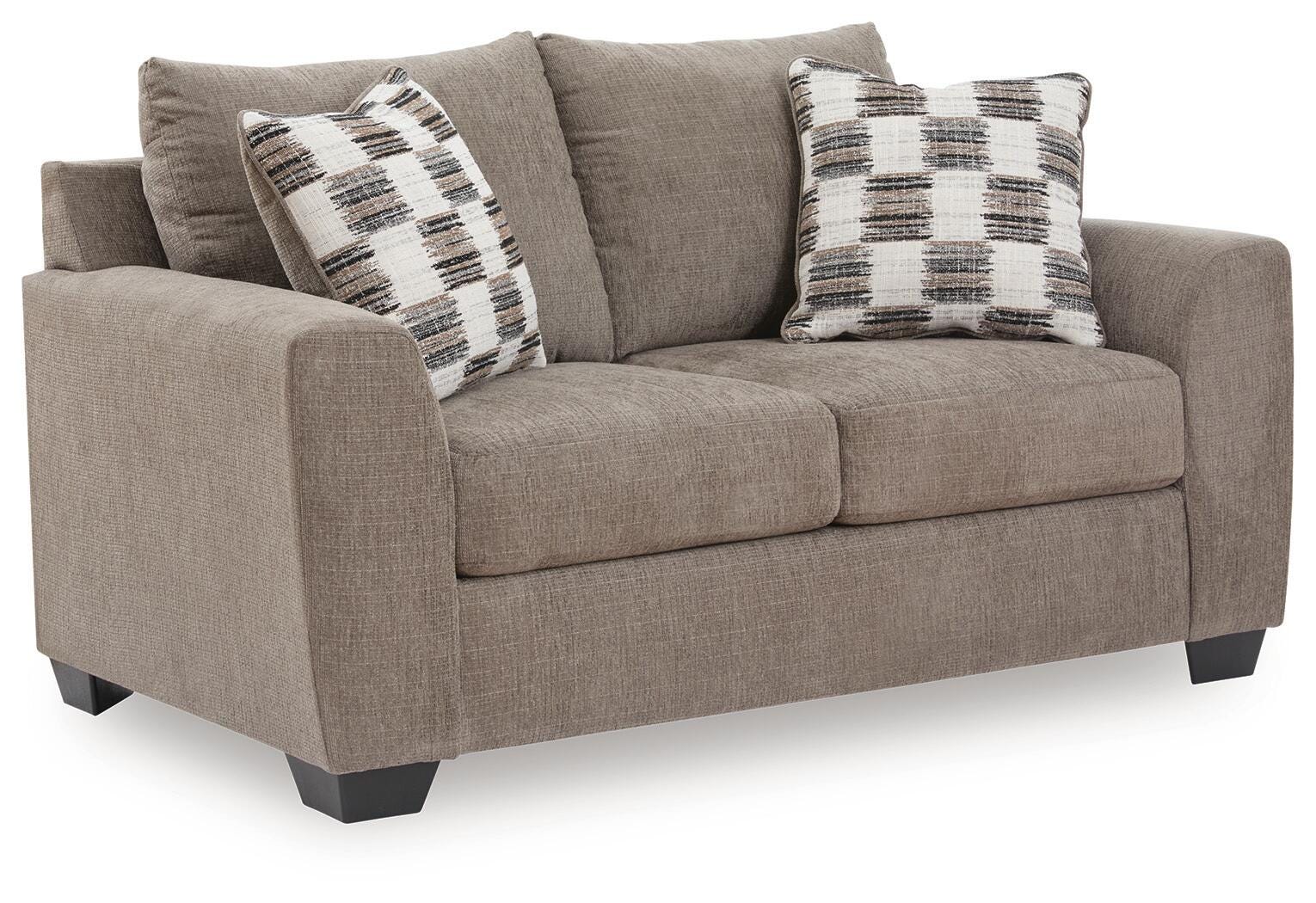 Loreo Truffle Sofa and Loveseat - Image 7