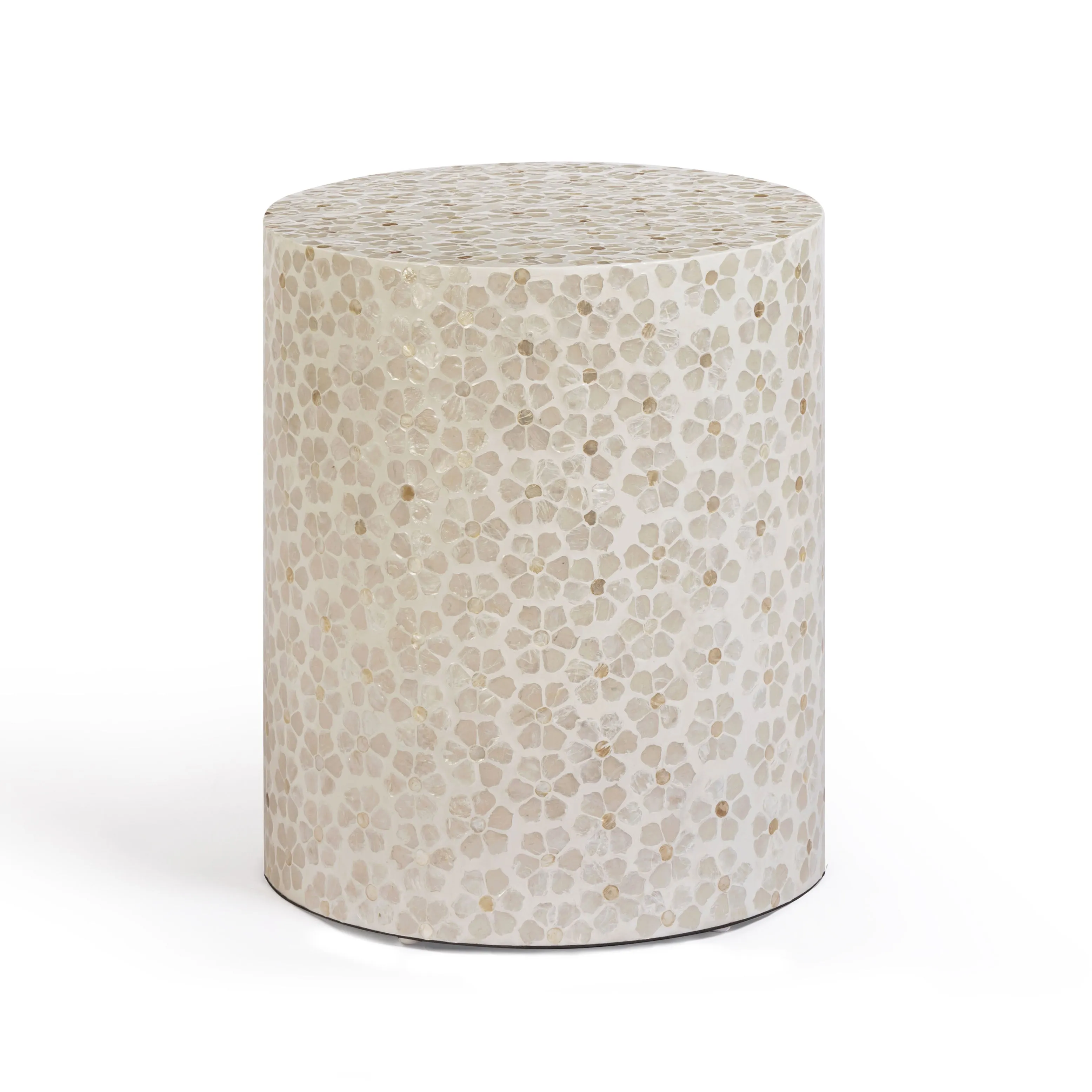 Lorna Capiz Shell Accent Stool - Image 6