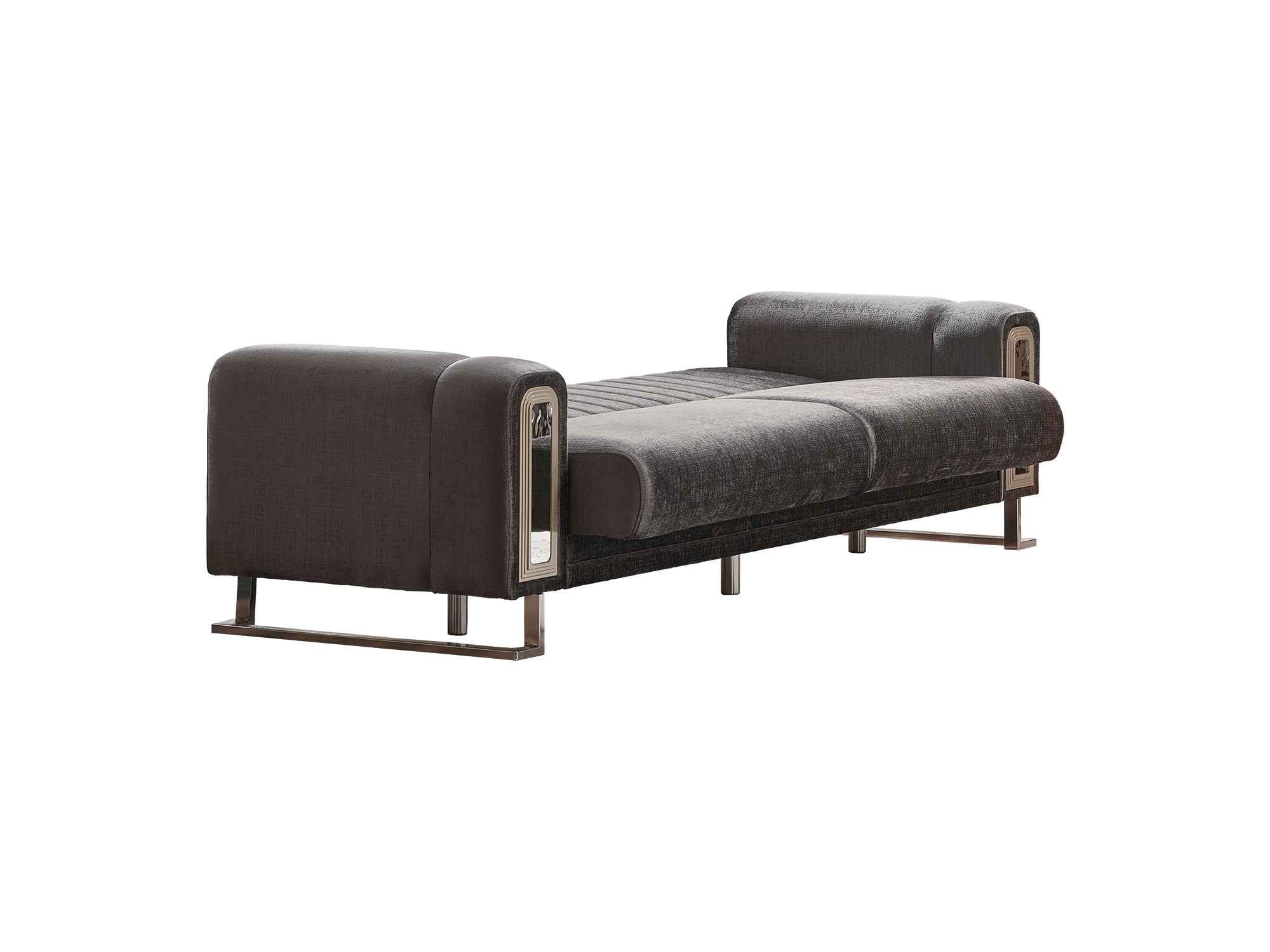 Lotus Grey Convertible Sofa - Image 3