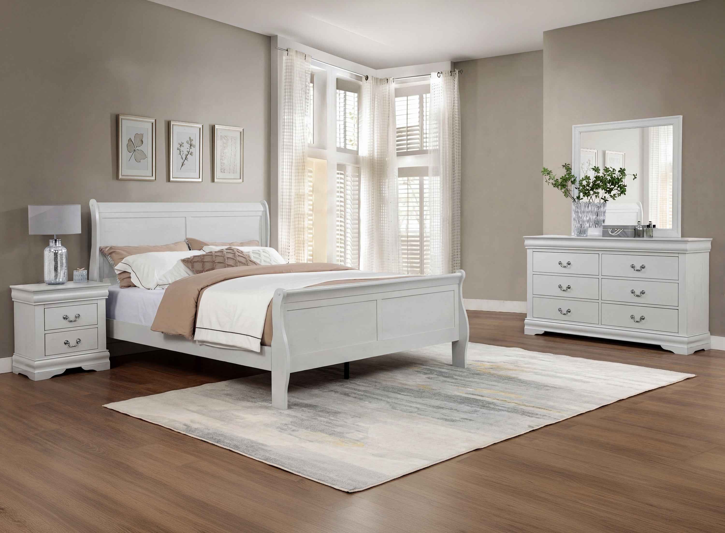 Louis Philip Greige Youth Bedroom Set - Image 11