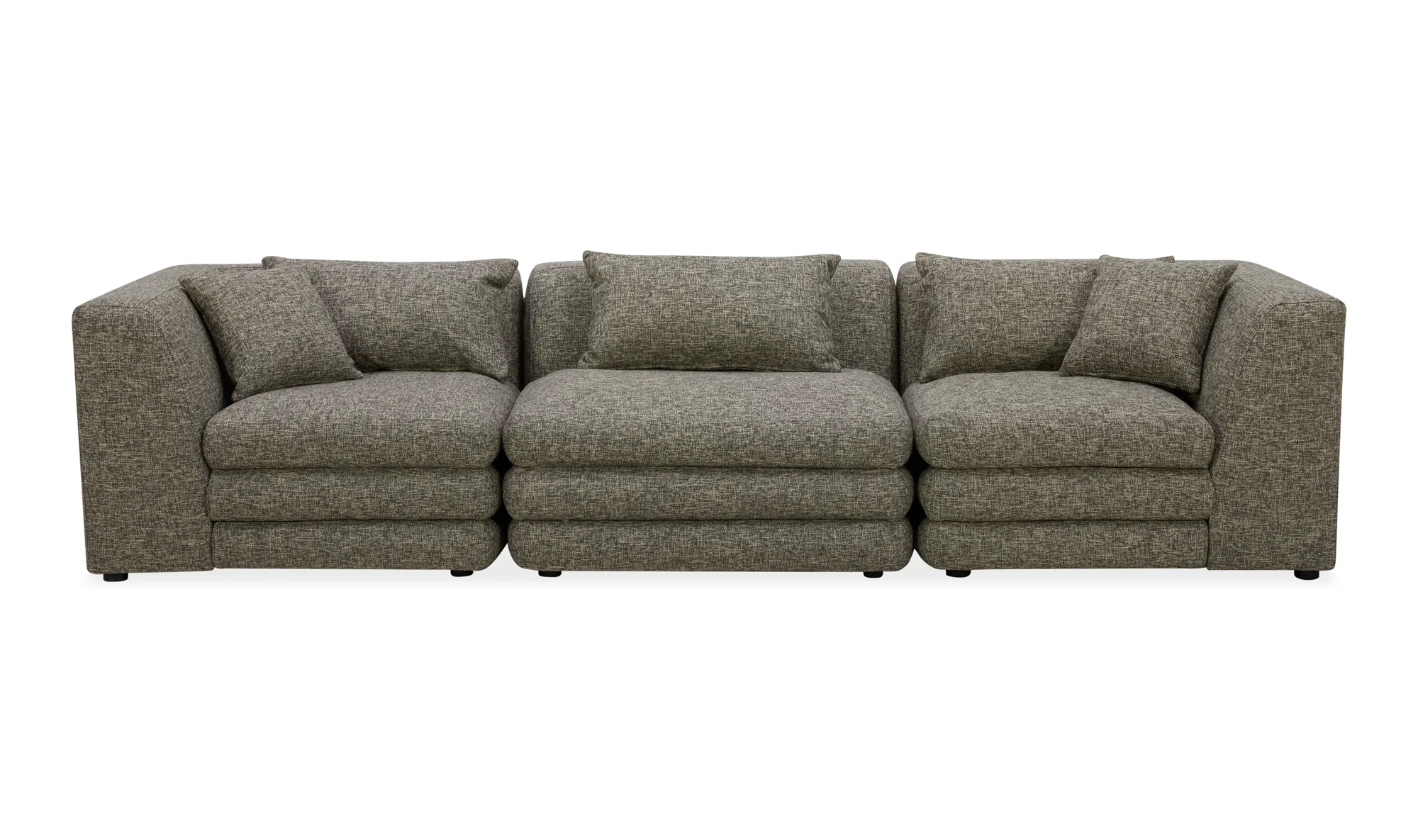 Lowtide Modular Sofa - Stone Tweed