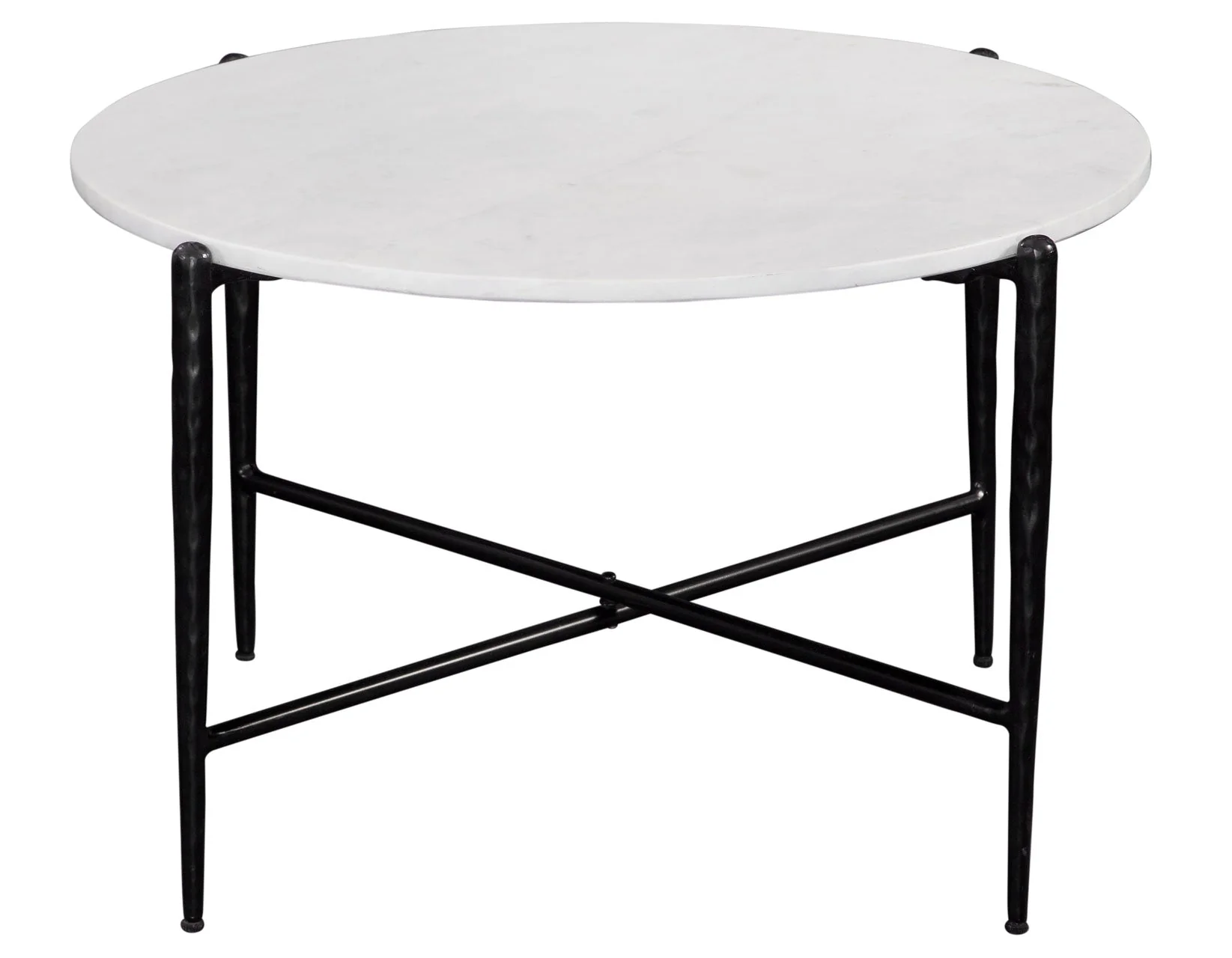Loxie White 3-Piece Round Solid Marble Top Table Set - Image 6