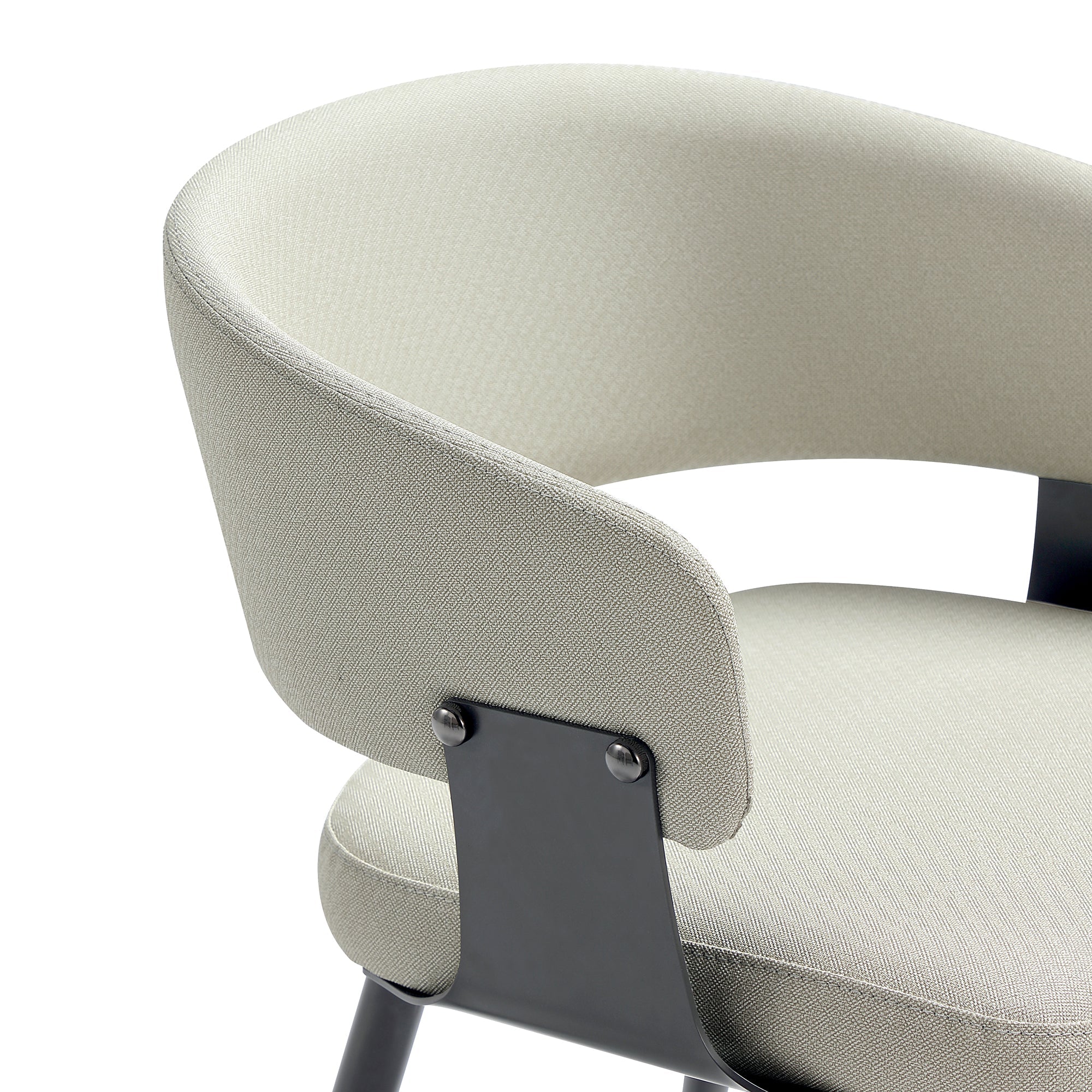 Luce Dining Chair in Oatmeal (set of 2) - Image 5