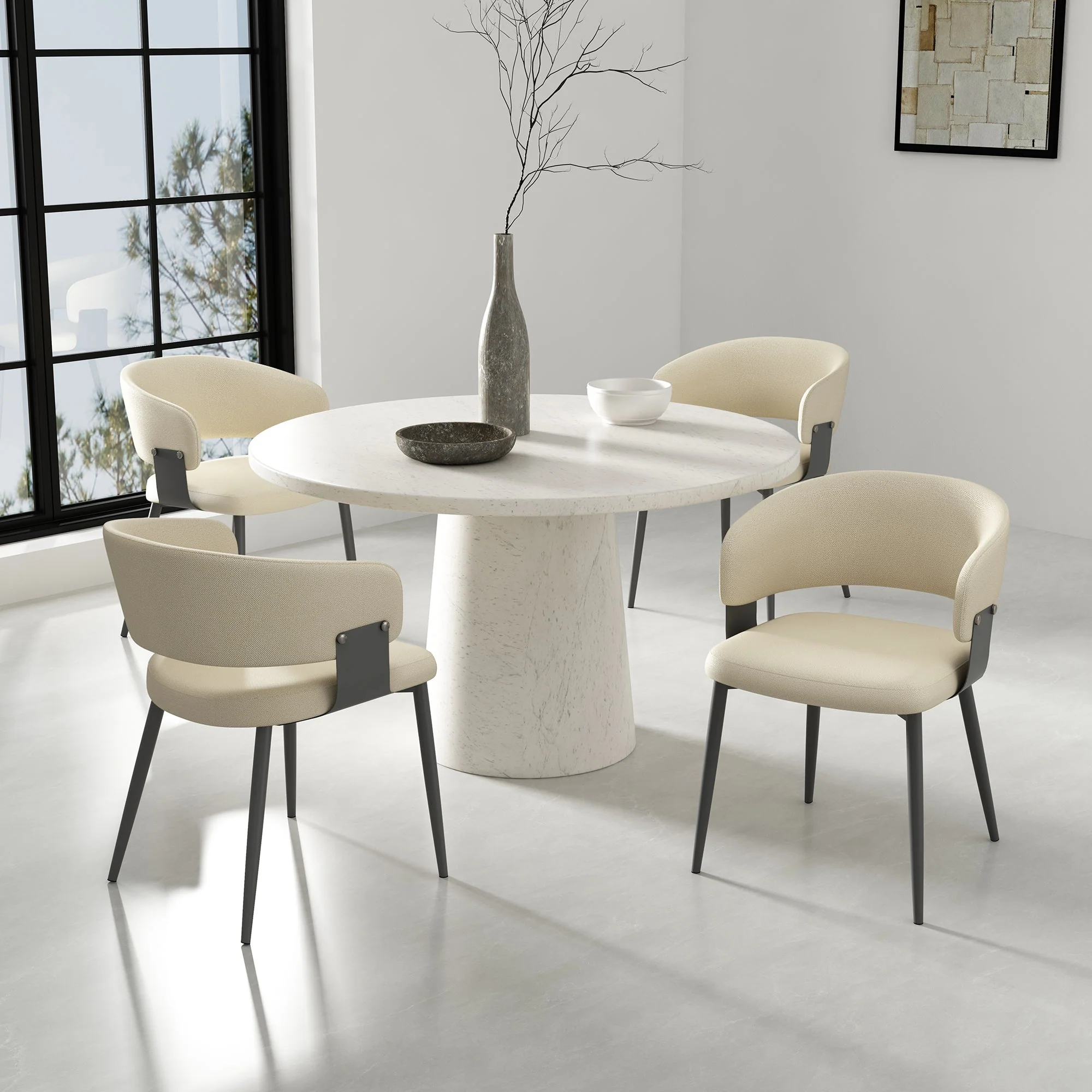 Luce Dining Chair in Sand (set of 2) - Image 11
