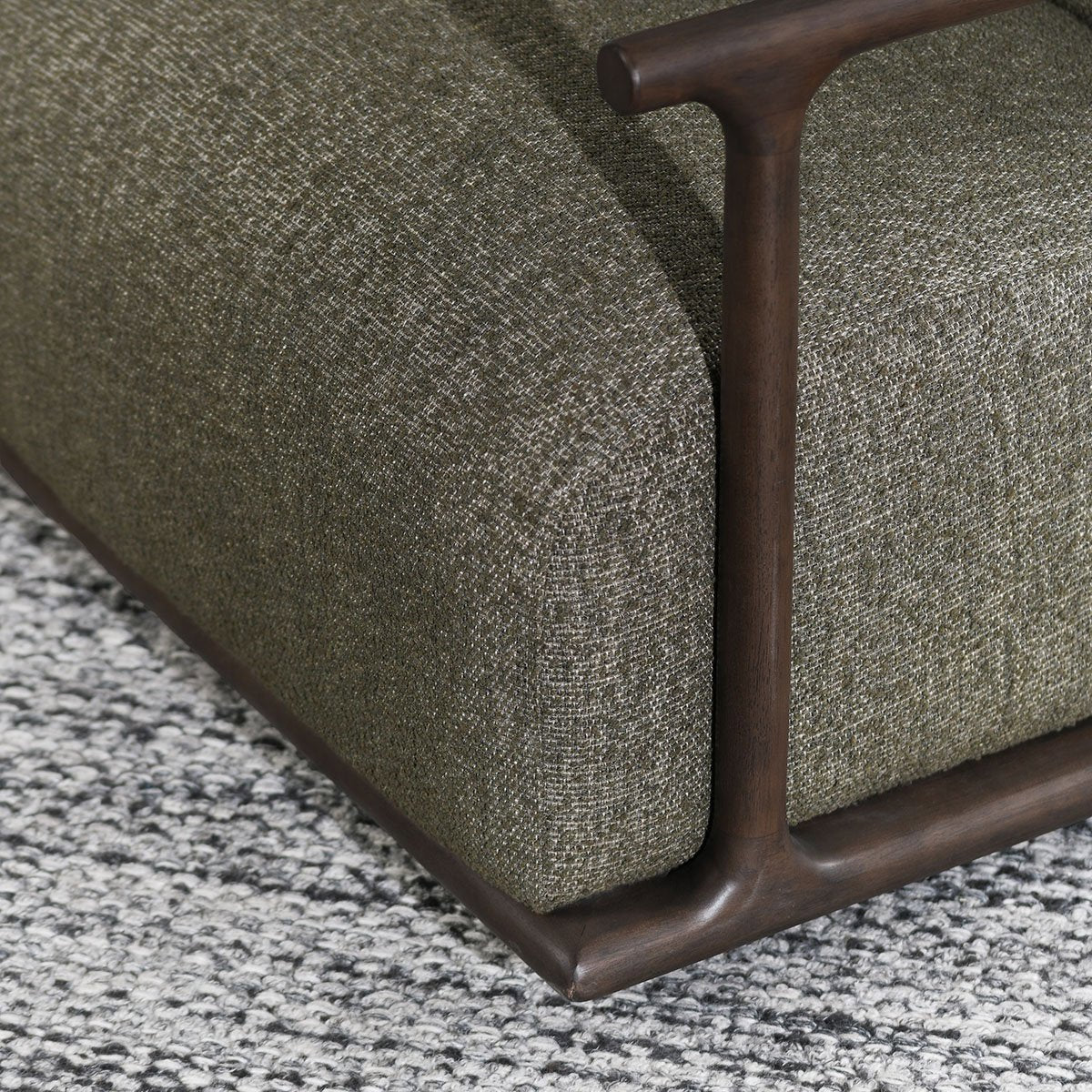 Lucia Swivel Chair - Kale Green - Image 6