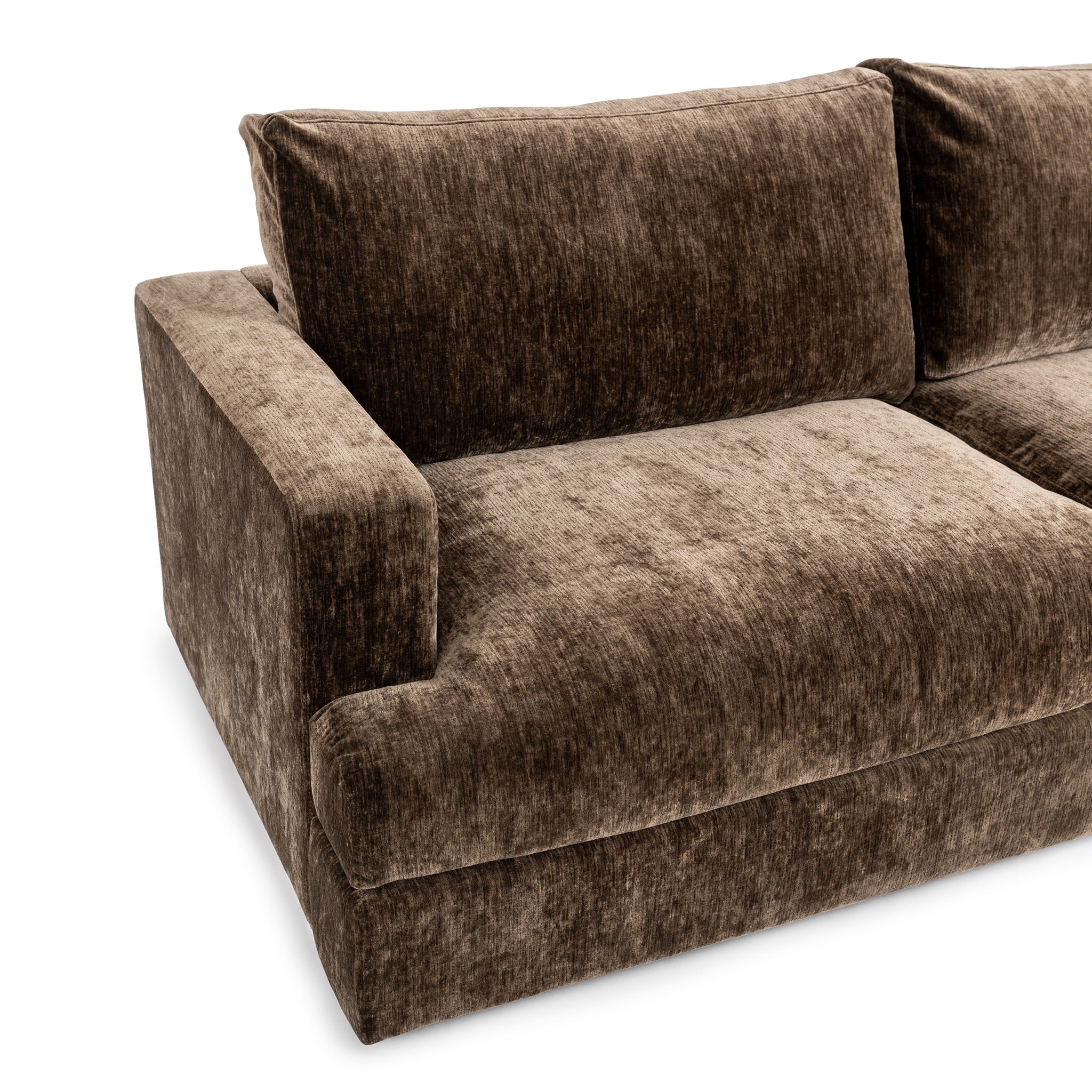 Ludwig 3 Piece Sofa - Mossed Brown - Image 5