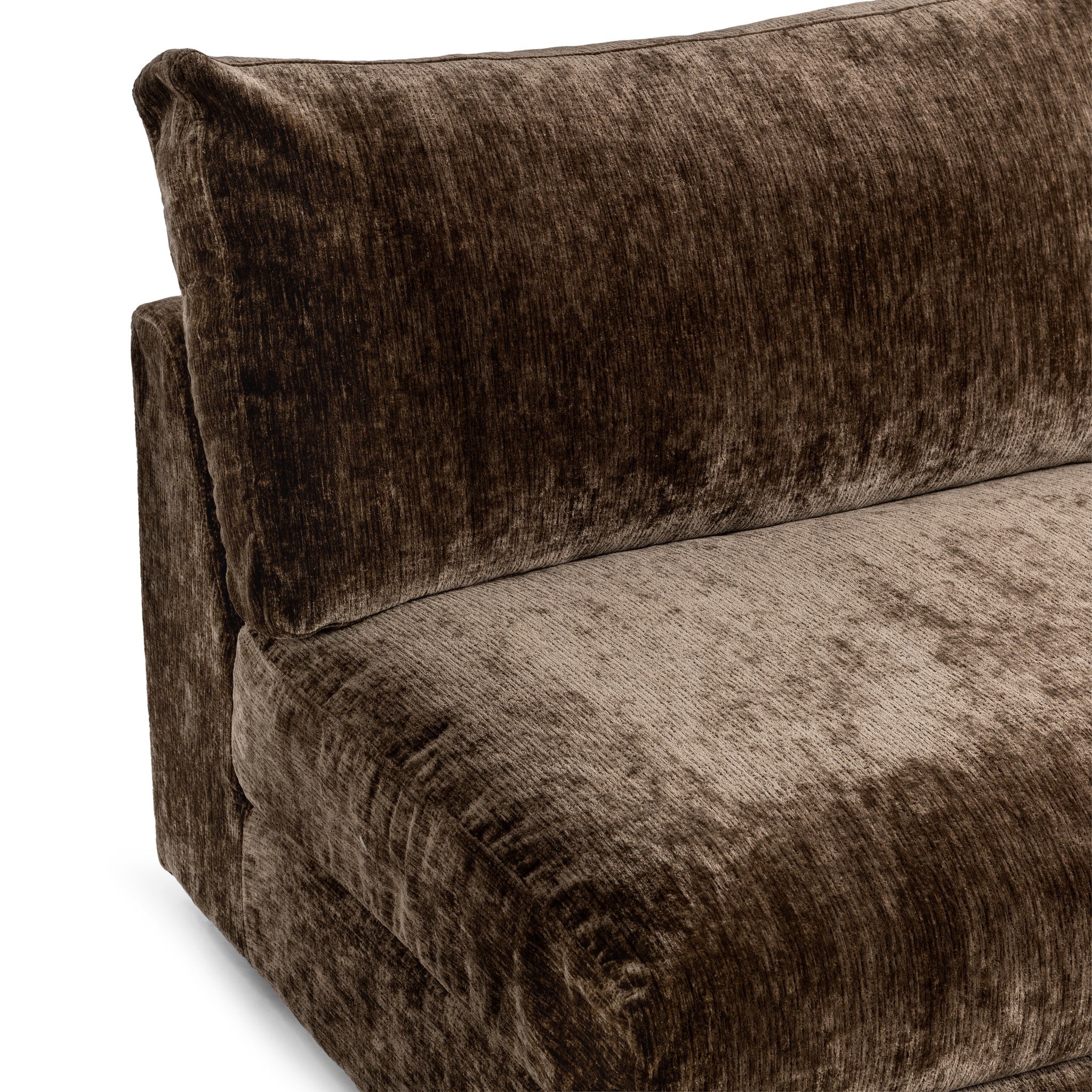 Ludwig Armless Chair - Mossed Brown - Image 5