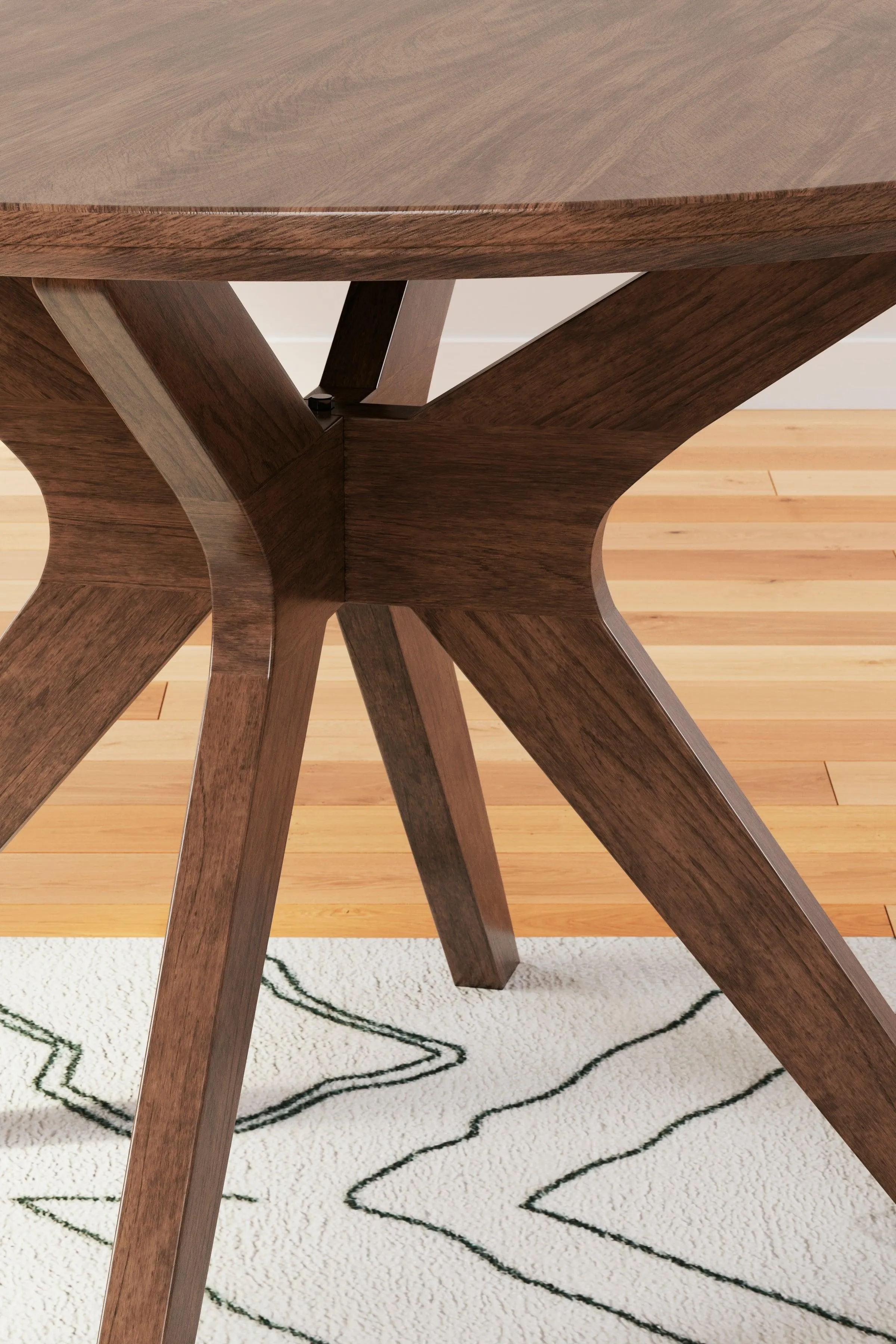 Lyncott Brown Dining Table - Image 5