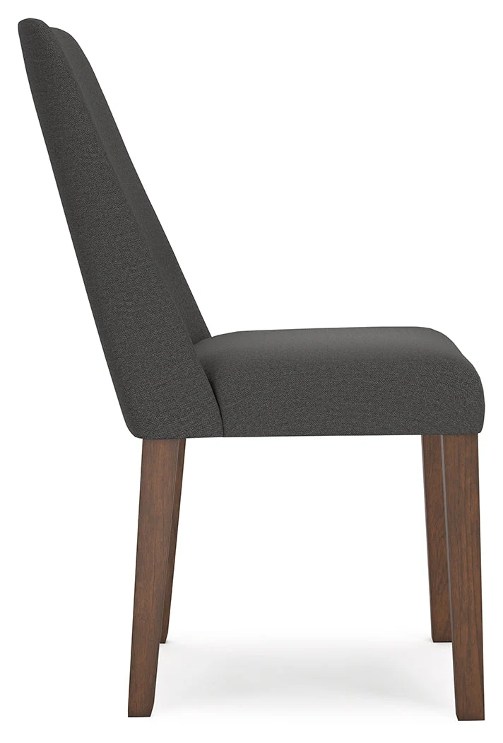Lyncott Charcoal & Brown 64" Extendable Dining Room Set - Image 6