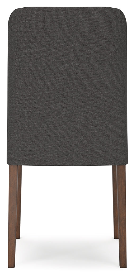 Lyncott Charcoal & Brown 64" Extendable Dining Room Set - Image 7