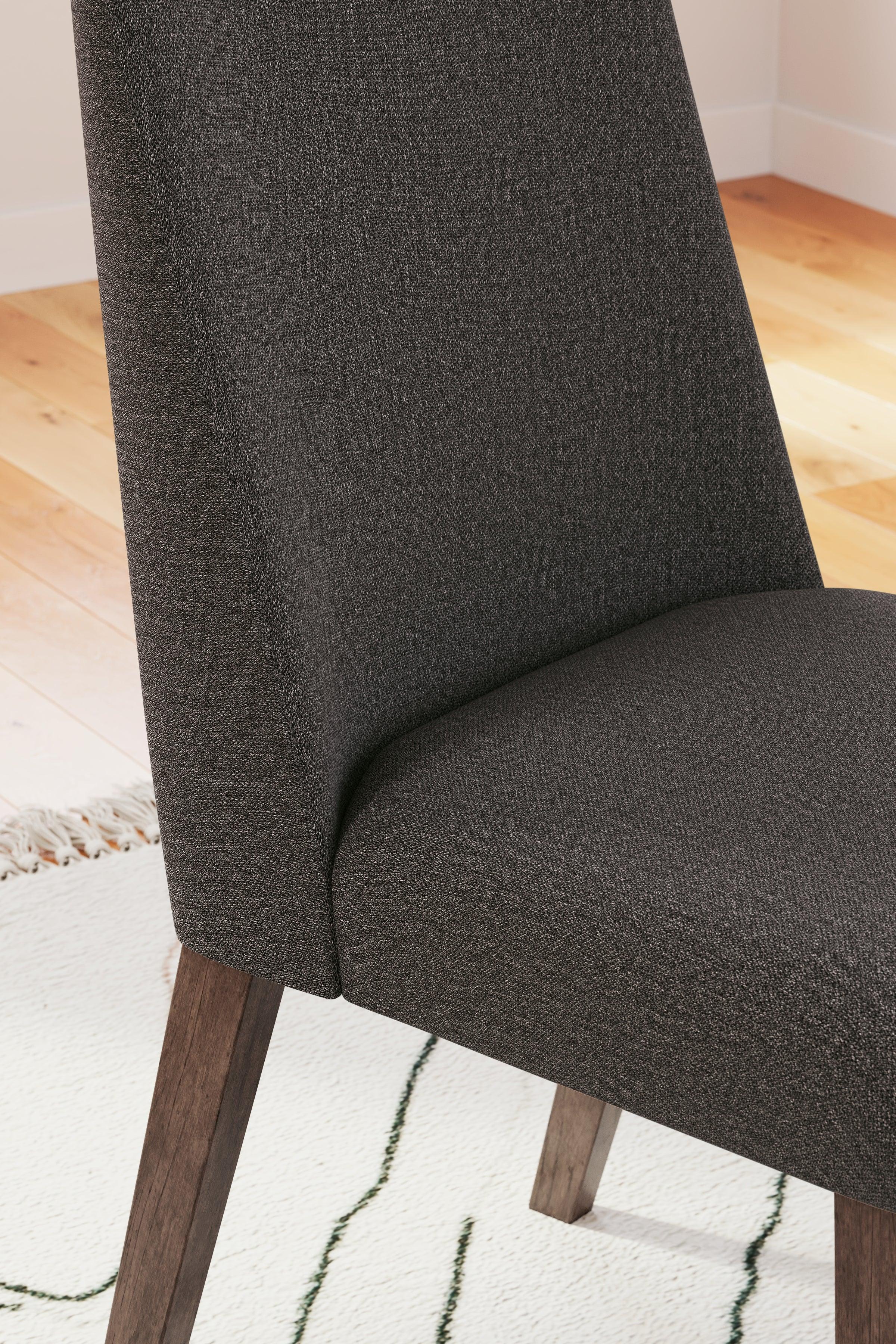 Lyncott Charcoal/Brown Dining Chair, Set of 2 - Image 7