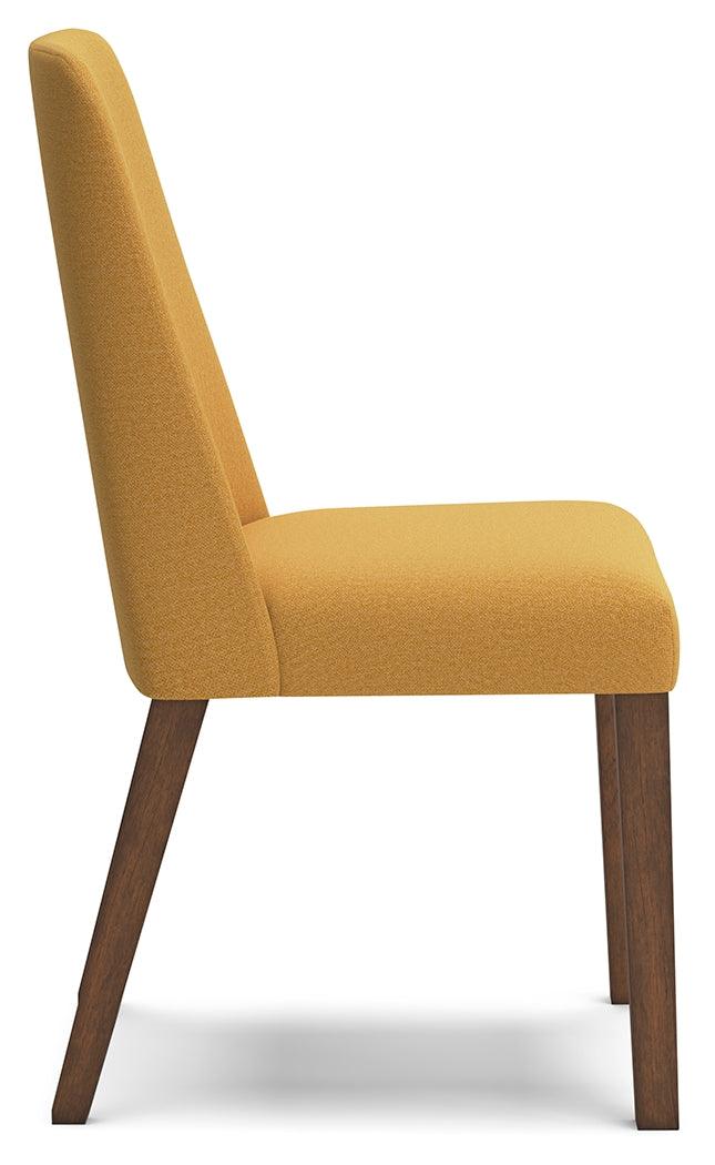 Lyncott Mustard/Brown Dining Chair, Set of 2 - Image 6