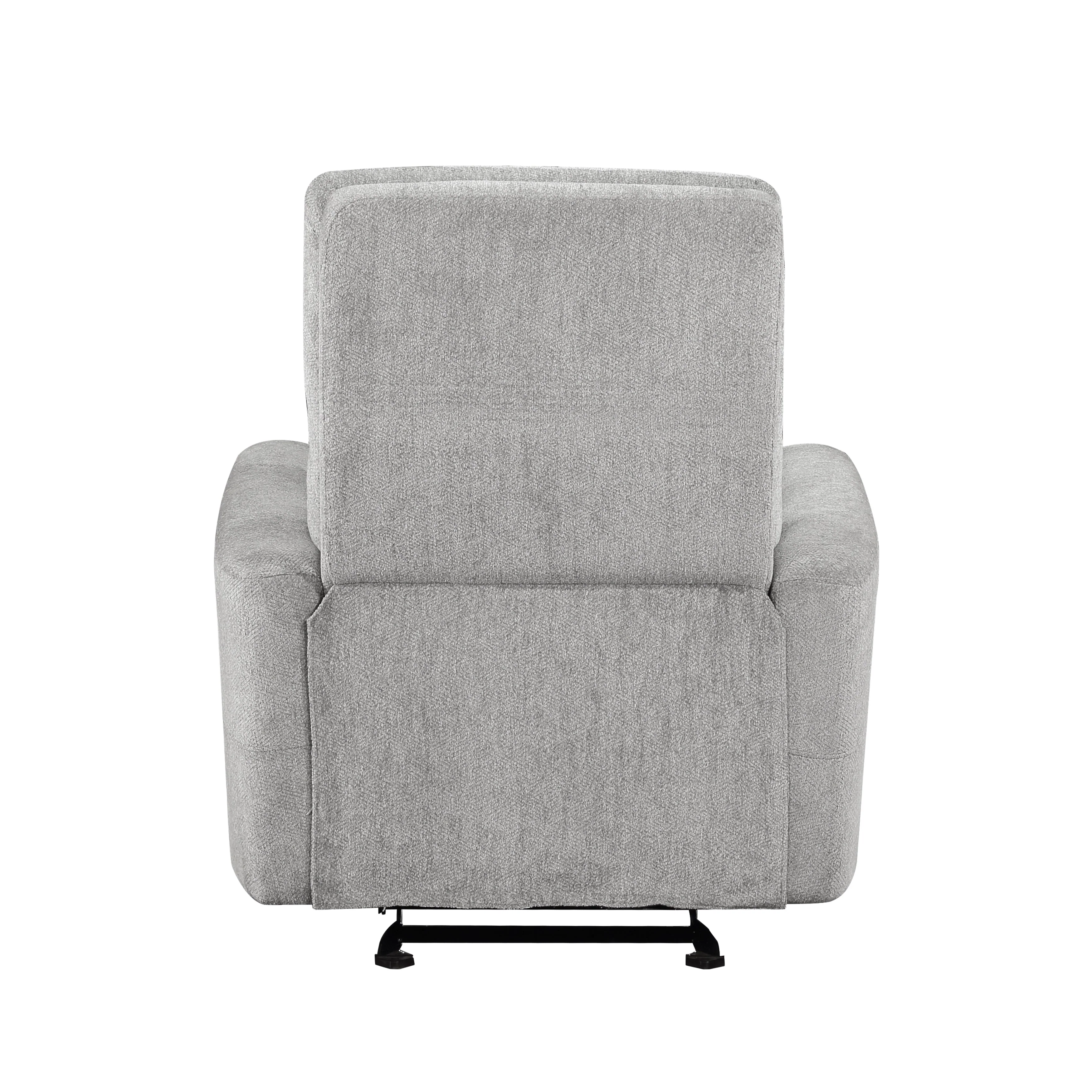 Lyndon Gray Glider Reclining Chair - Image 5