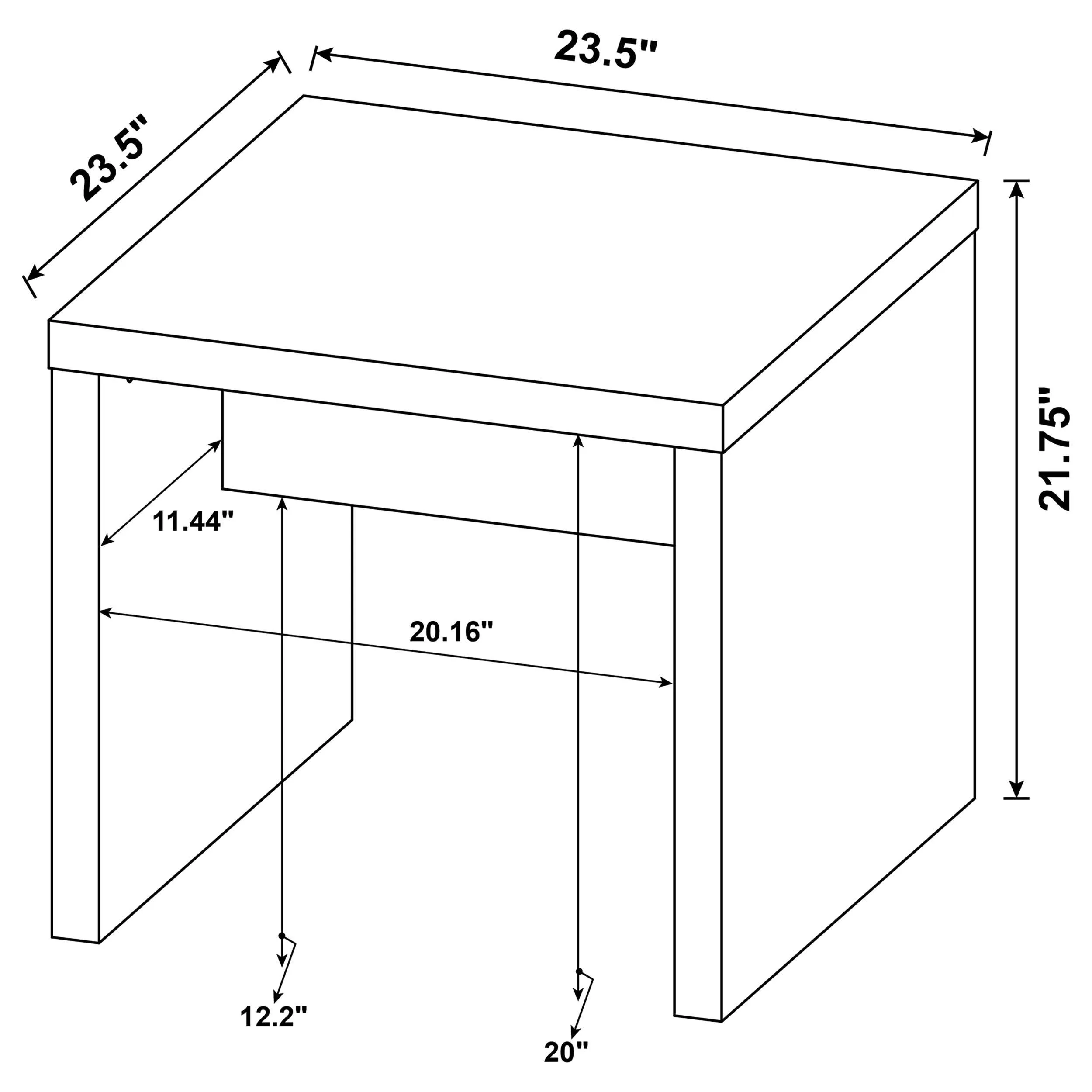 Lynette Mango 3-Piece Rectangular Coffee and End Table Set - Image 10